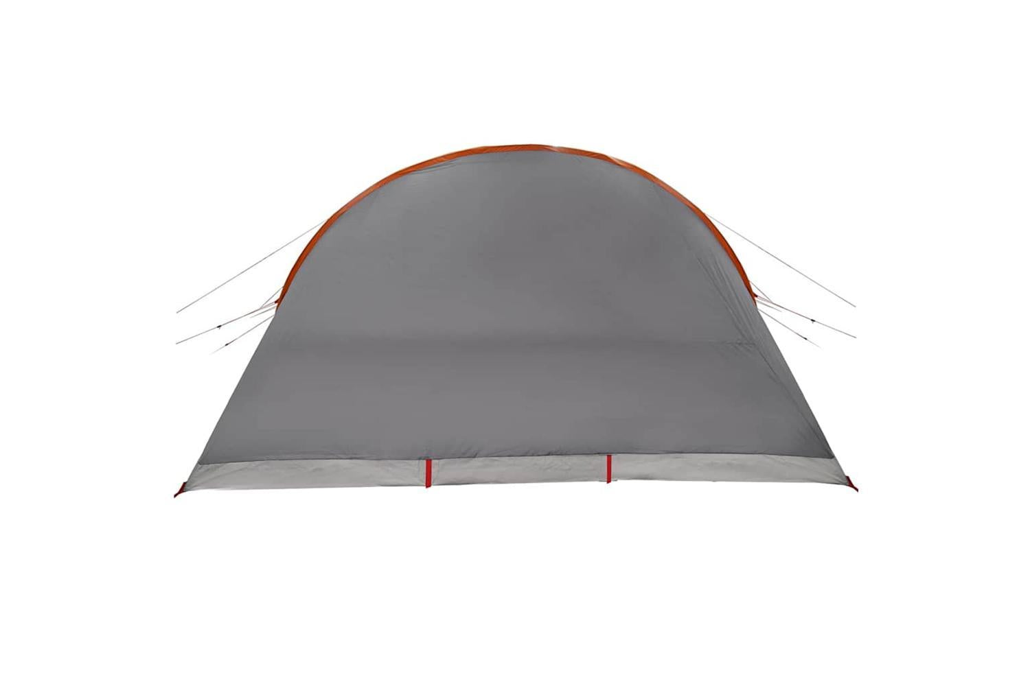 Vidaxl Tunnel Tent With Roof Grey And Orange 710 X 460 X 245 Cm-8