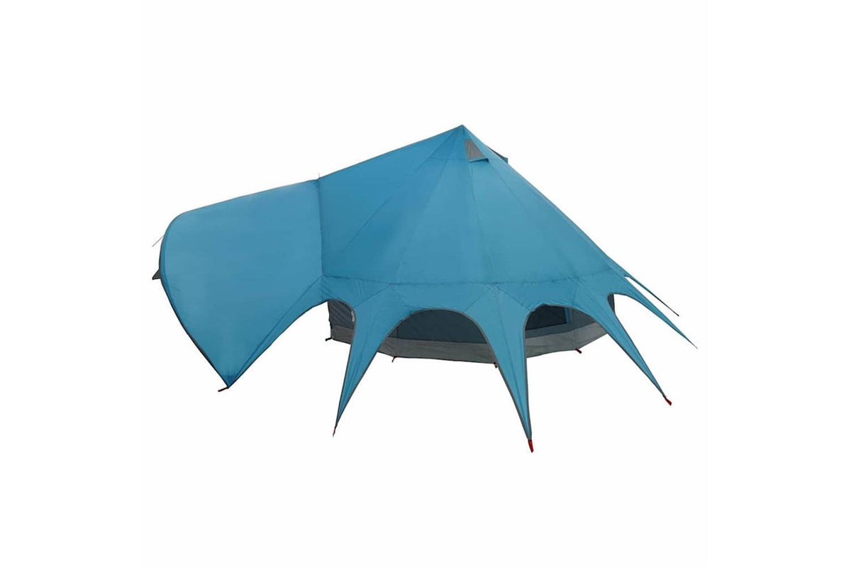 Vidaxl Teepee Tent With Roof Blue And Grey 415 X 415 X 247 Cm-7
