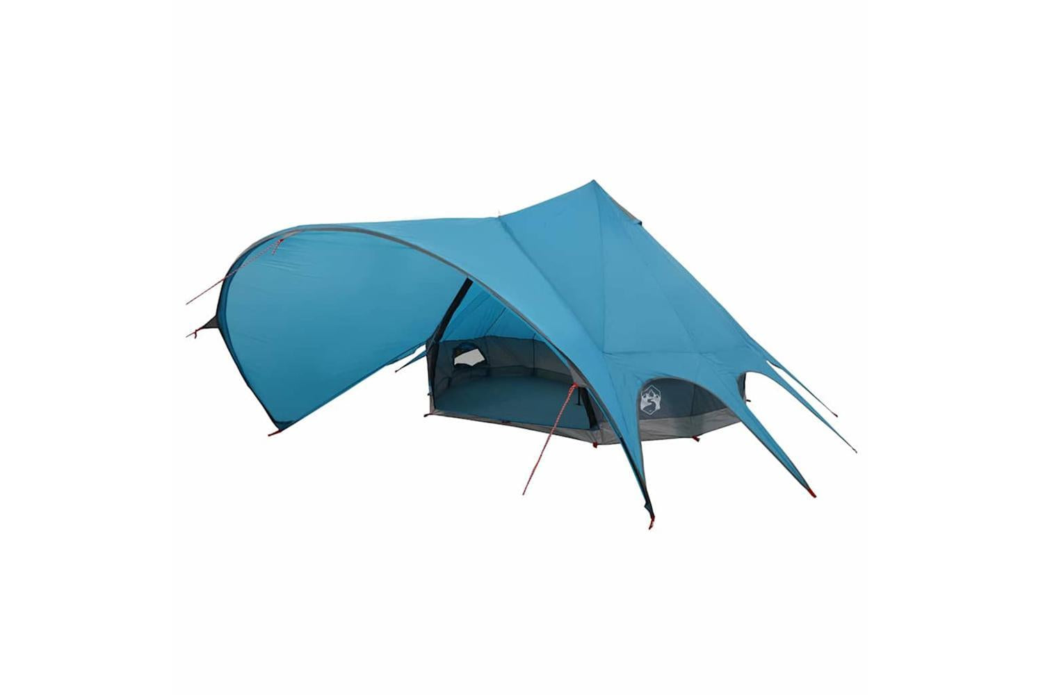 Vidaxl Teepee Tent With Roof Blue And Grey 600 X 600 X 347 Cm-2
