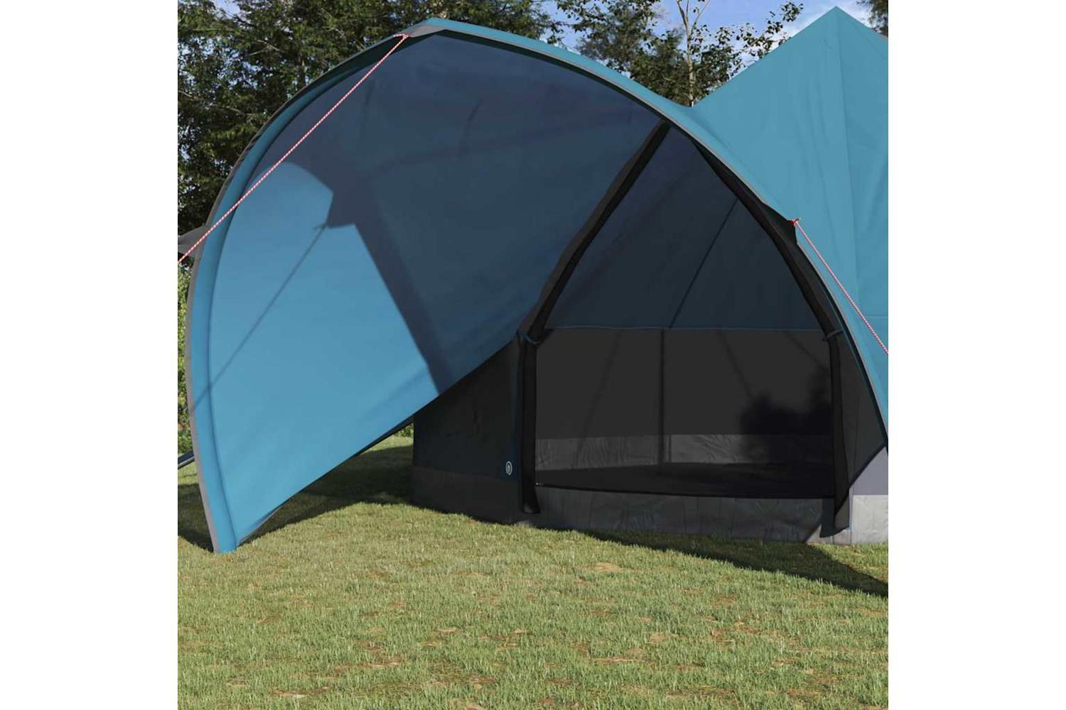 Vidaxl Teepee Tent With Roof Blue And Grey 600 X 600 X 347 Cm-3