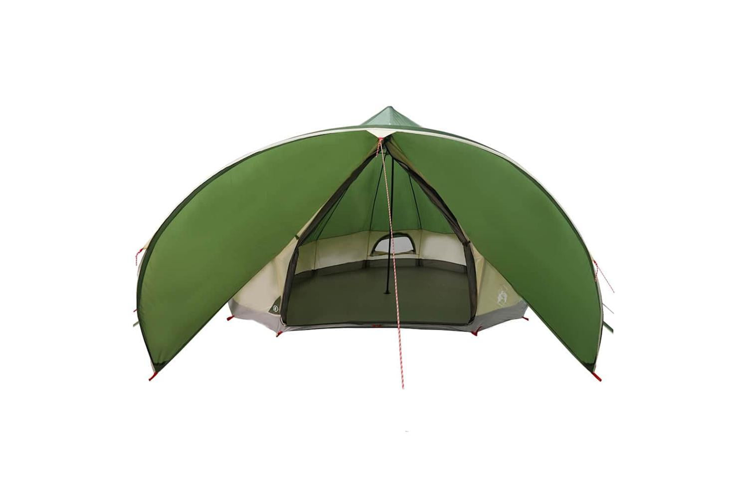 Vidaxl Teepee Tent With Roof Green And Grey 502 X 502 X 297 Cm-6