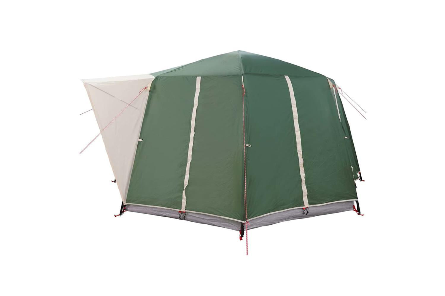 Vidaxl Cabin Tent With Roof With Storage Green 425 X 396 X 222 Cm-7