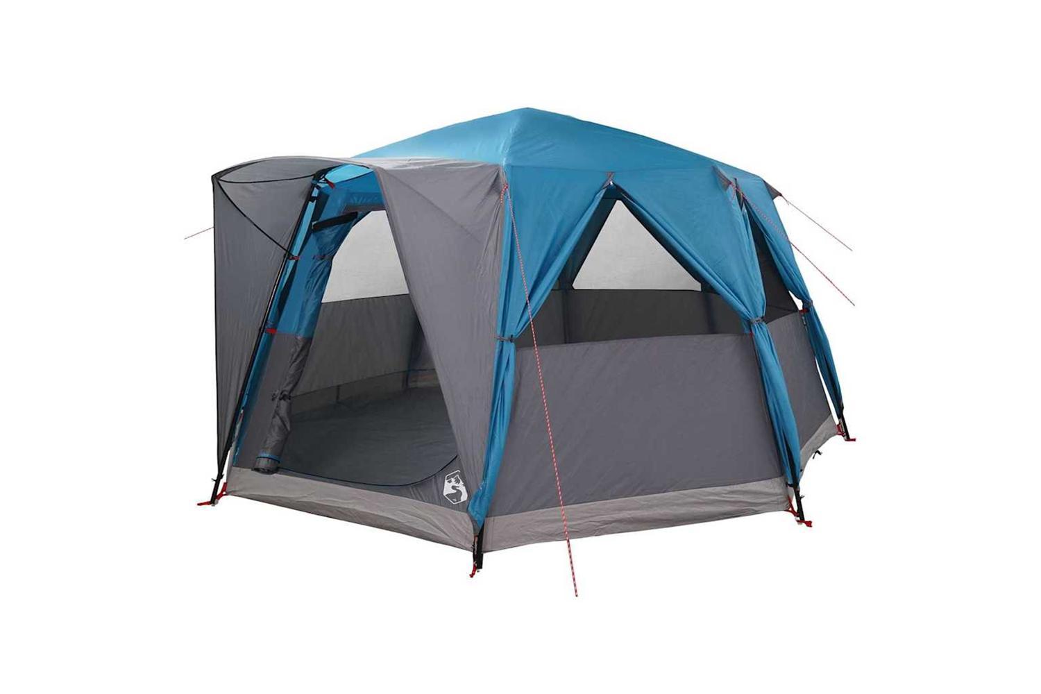 Vidaxl Cabin Tent With Roof With Storage Blue 425 X 396 X 222 Cm-2