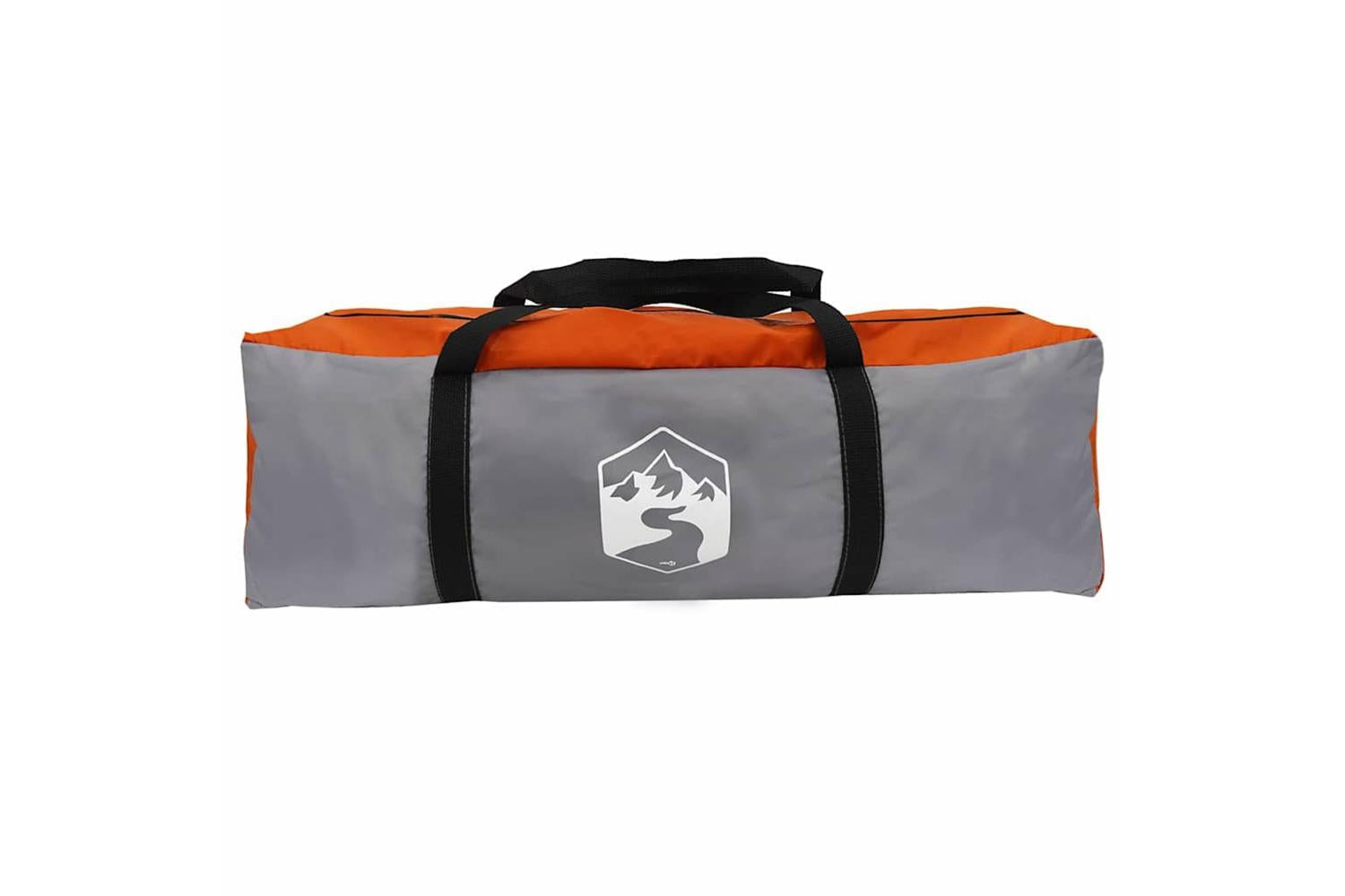 Vidaxl Cabin Tent With Roof Grey And Orange 425 X 396 X 222 Cm-10