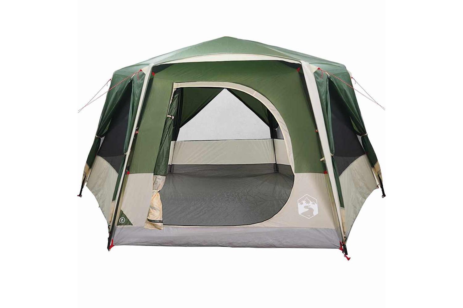 Vidaxl Cabin Tent With Roof With Storage Green 400 X 350 X 212 Cm-5
