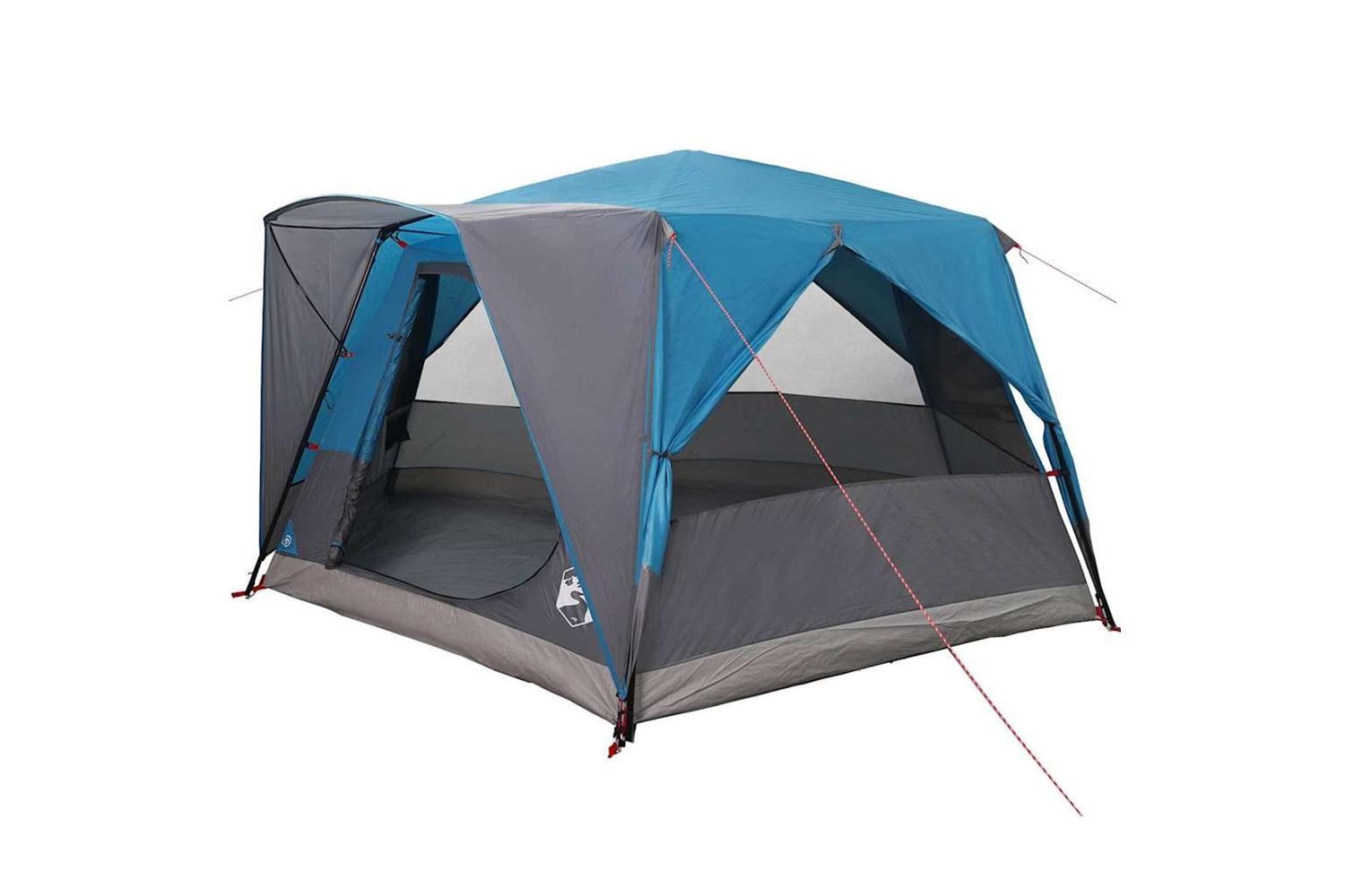 Vidaxl Cabin Tent With Roof With Storage Blue 400 X 350 X 212 Cm-2