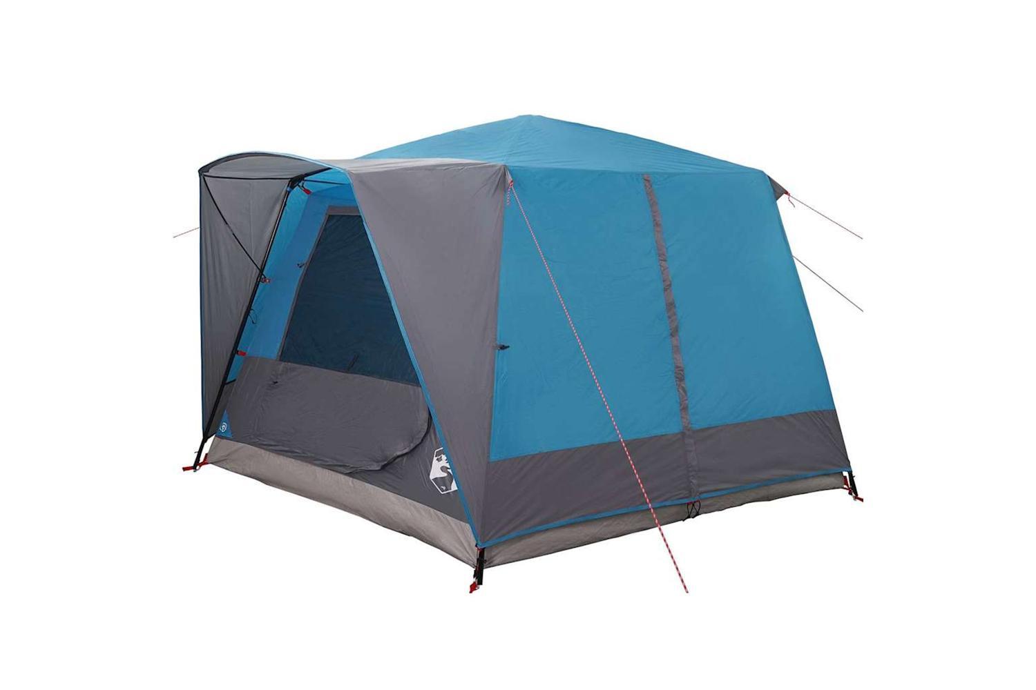 Vidaxl Cabin Tent With Roof With Storage Blue 400 X 350 X 212 Cm-4