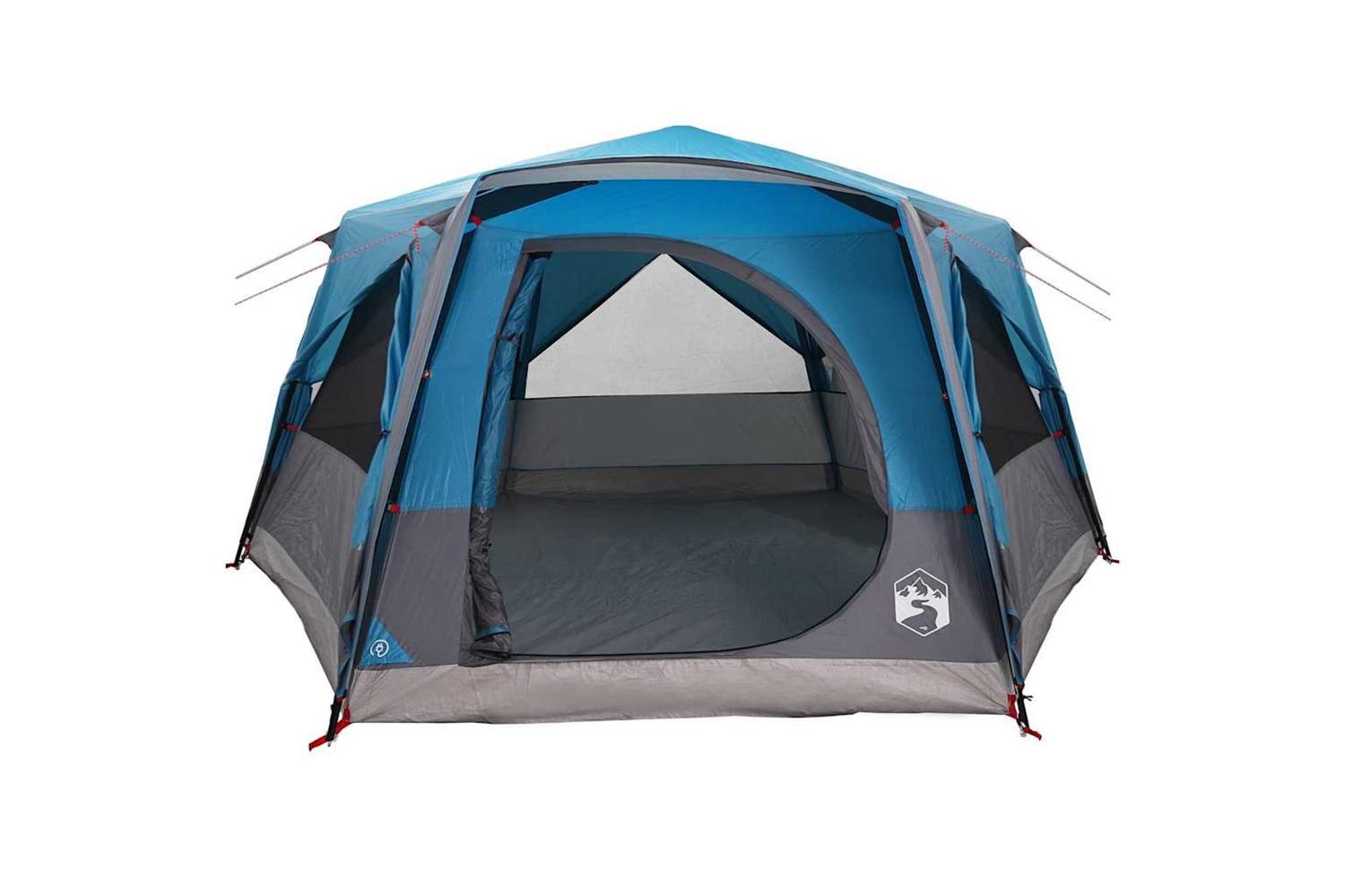 Vidaxl Cabin Tent With Roof With Storage Blue 400 X 350 X 212 Cm-5
