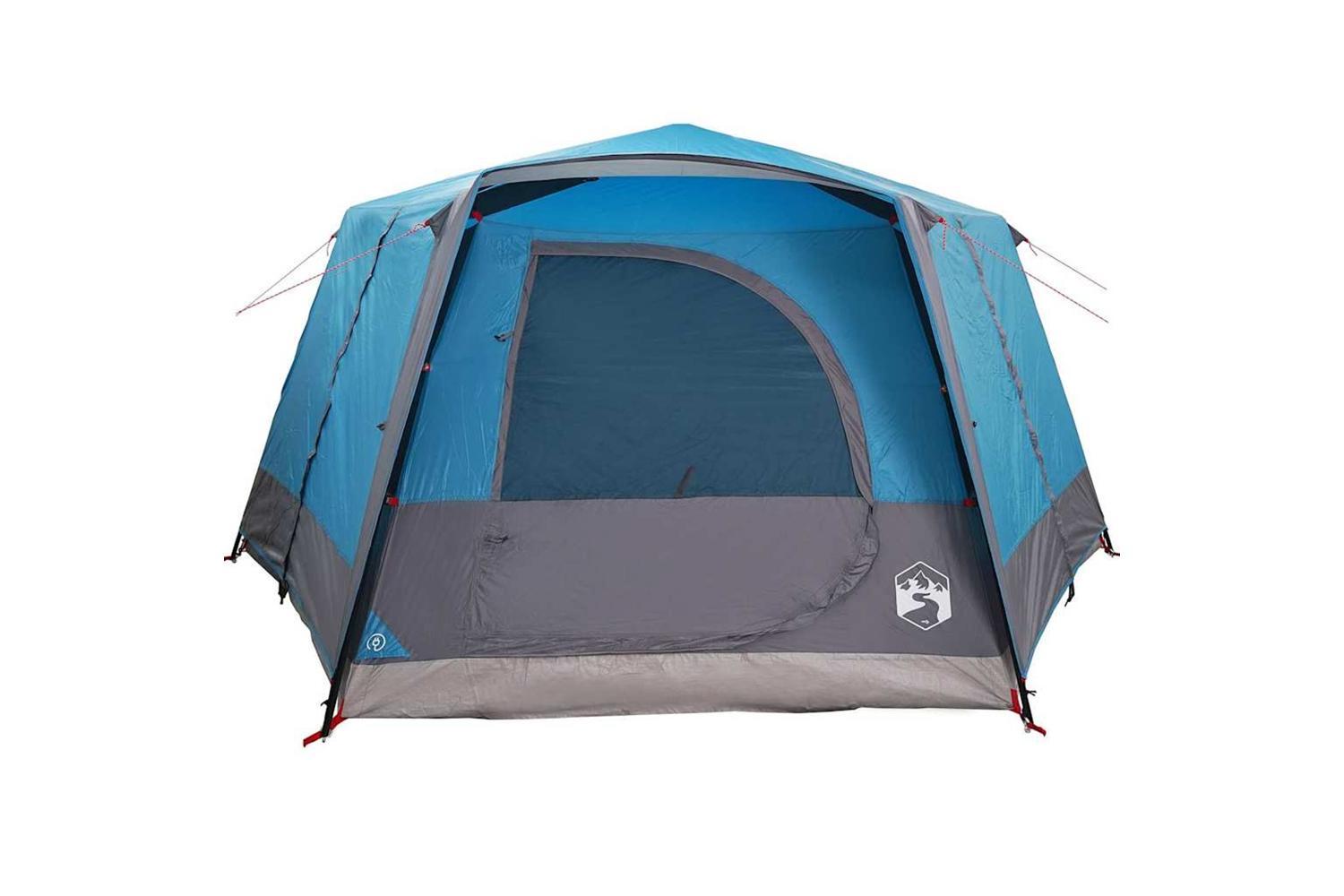 Vidaxl Cabin Tent With Roof With Storage Blue 400 X 350 X 212 Cm-6