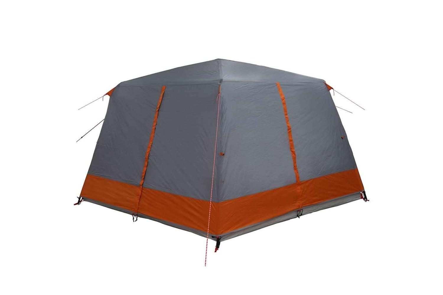 Vidaxl Cabin Tent With Roof Grey And Orange 400 X 350 X 212 Cm-8