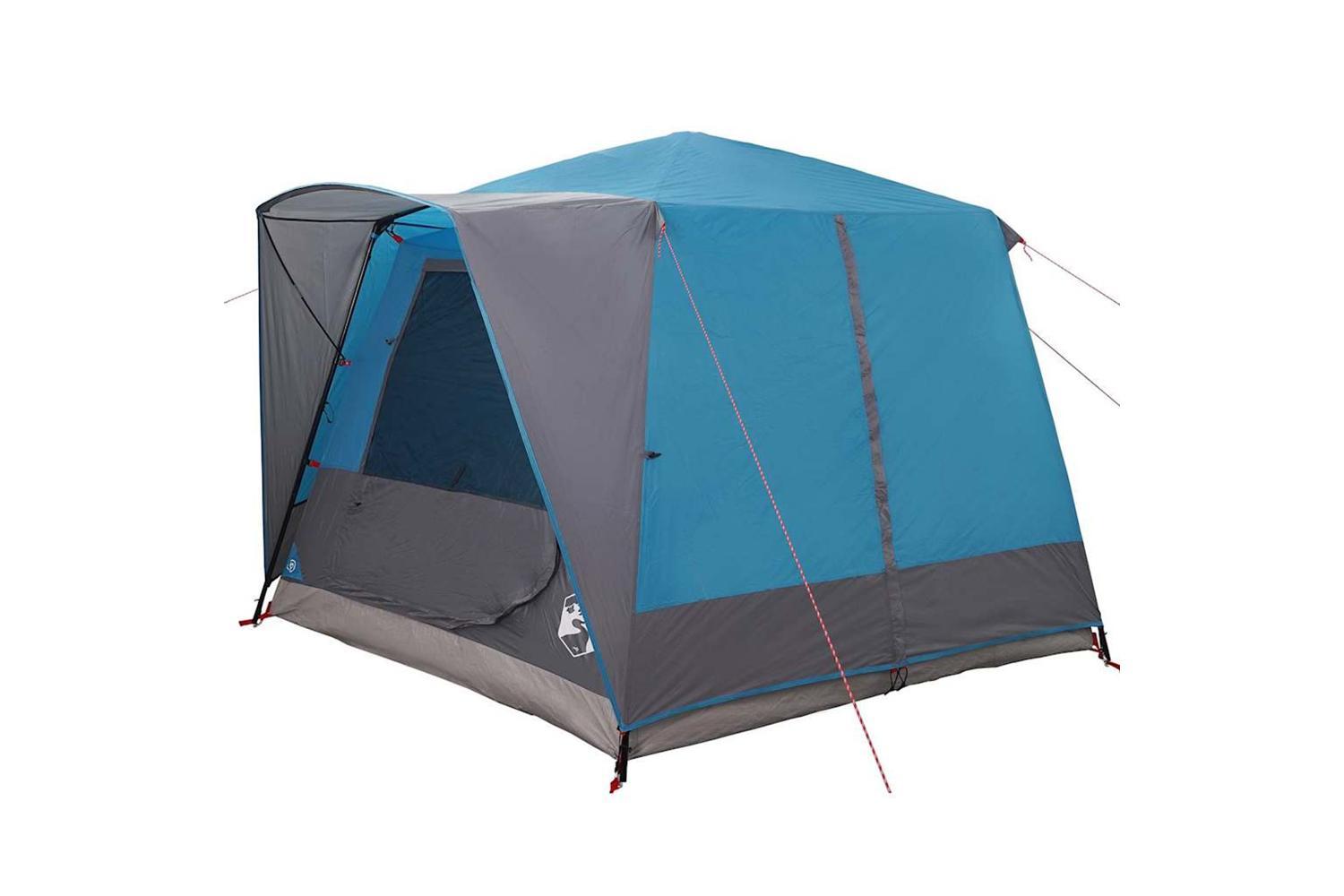 Vidaxl Cabin Tent With Roof Blue And Grey 333 X 317 X 194 Cm-4
