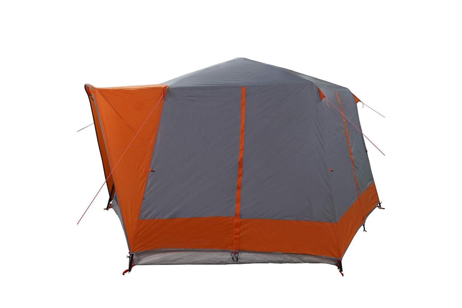 Vidaxl Cabin Tent With Roof Grey And Orange 333 X 317 X 194 Cm-7