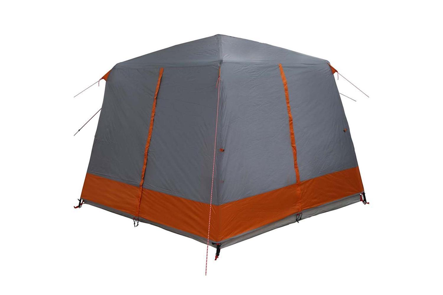 Vidaxl Cabin Tent With Roof Grey And Orange 333 X 317 X 194 Cm-8