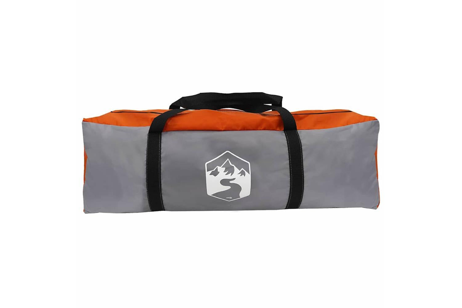 Vidaxl Cabin Tent With Roof Grey And Orange 333 X 317 X 194 Cm-10