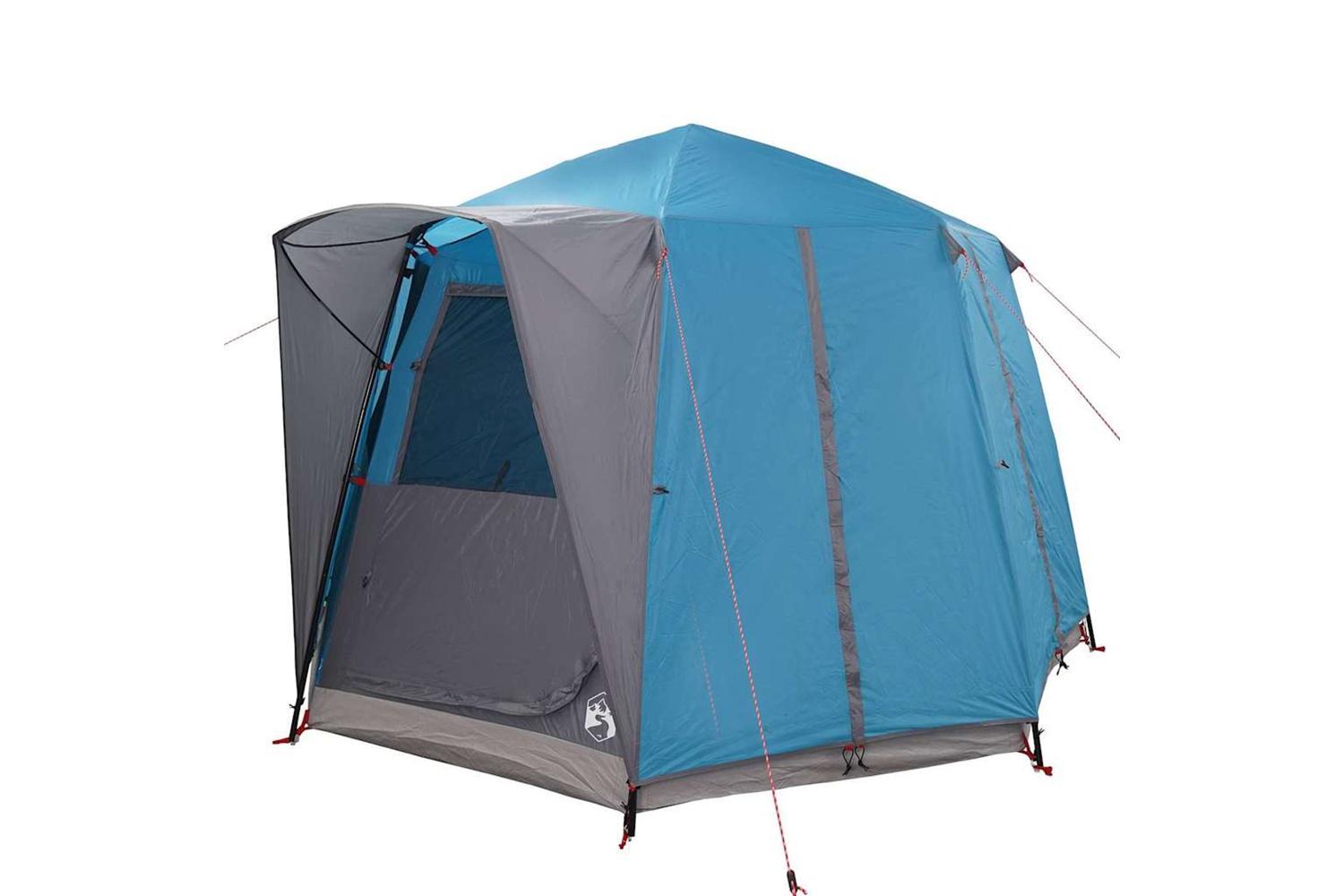 Vidaxl Cabin Tent With Roof Blue And Grey 320 X 320 X 203 Cm-4