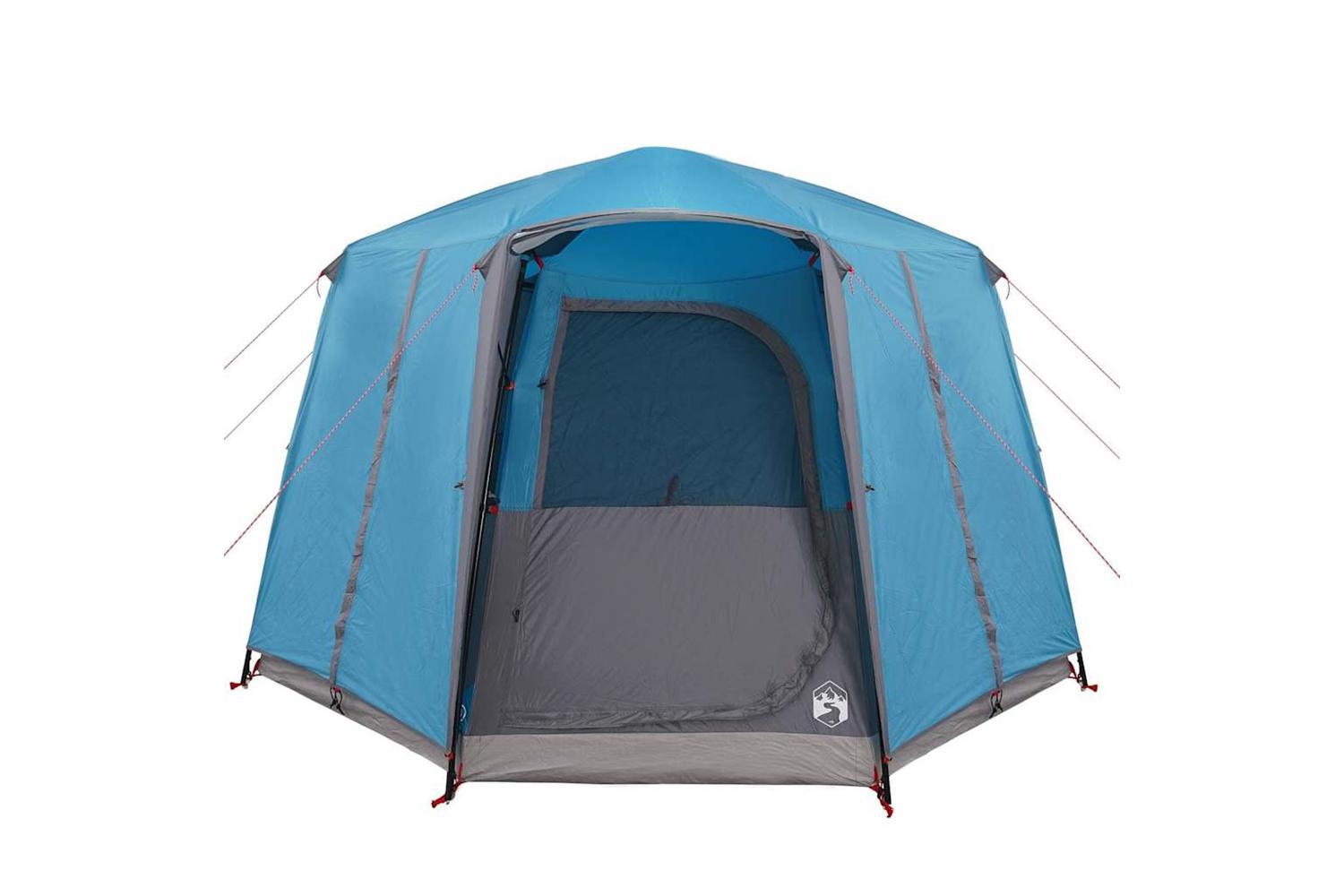 Vidaxl Cabin Tent With Roof Blue And Grey 320 X 320 X 203 Cm-6