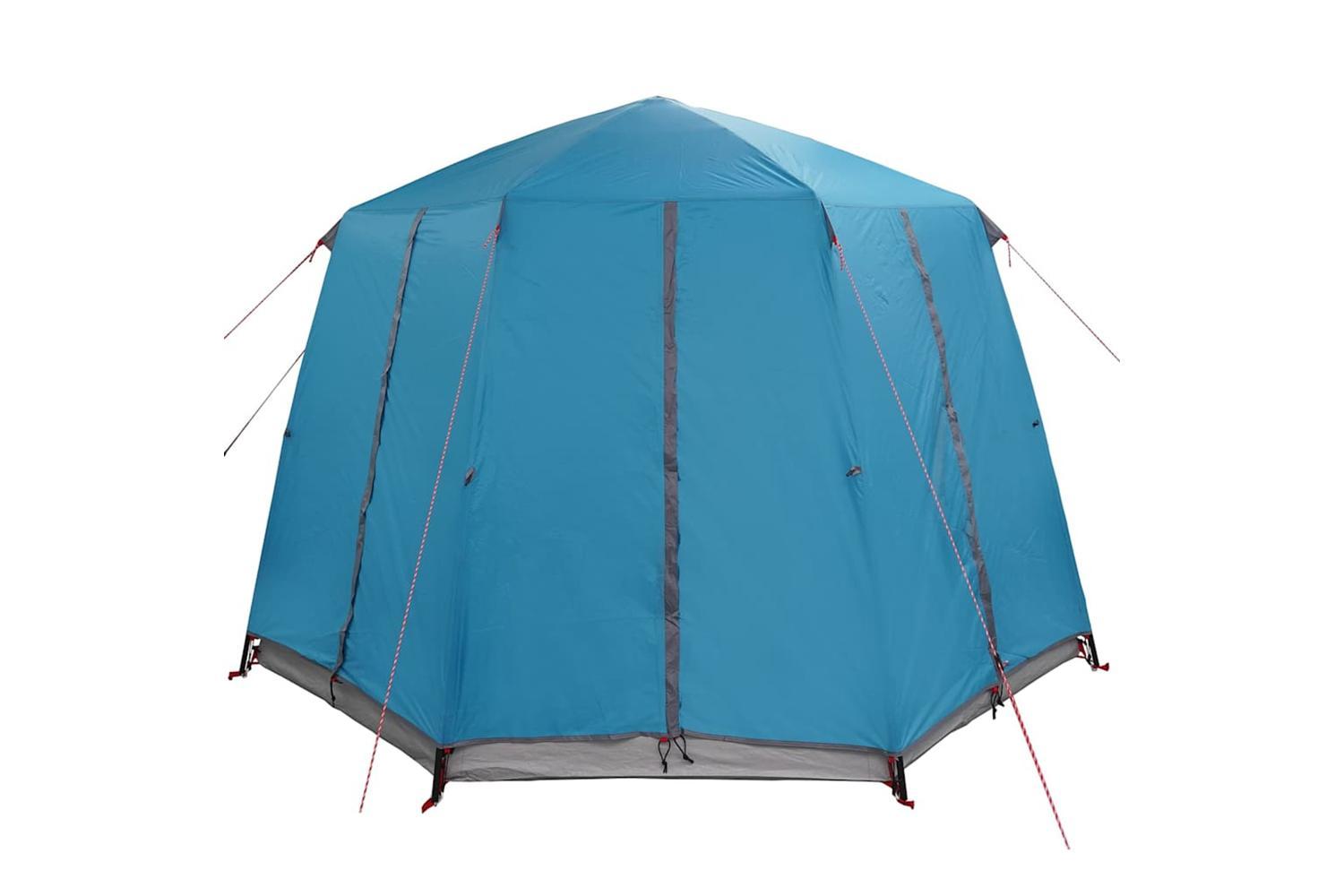 Vidaxl Cabin Tent With Roof Blue And Grey 320 X 320 X 203 Cm-8
