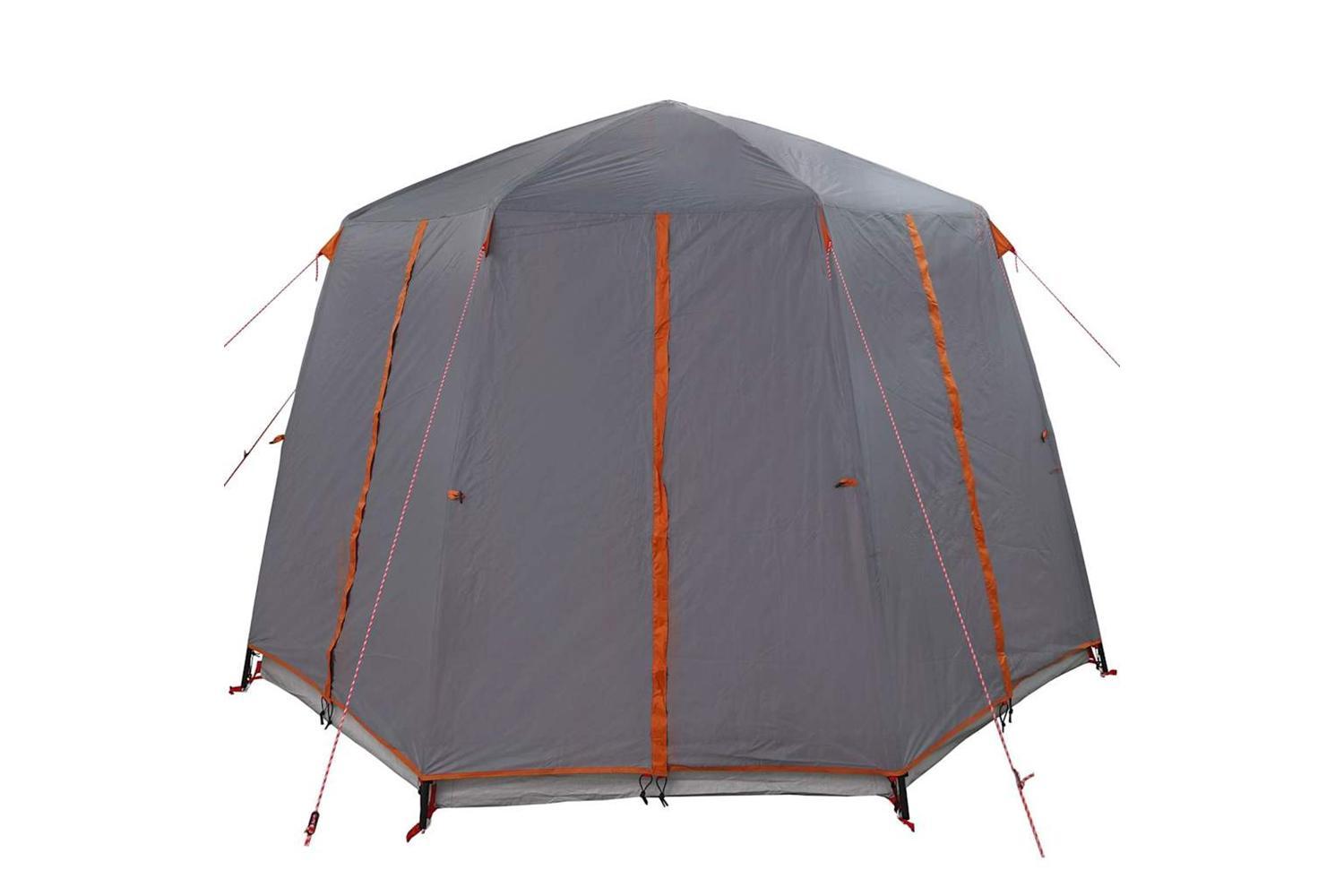 Vidaxl Cabin Tent With Roof Grey And Orange 320 X 320 X 203 Cm-8