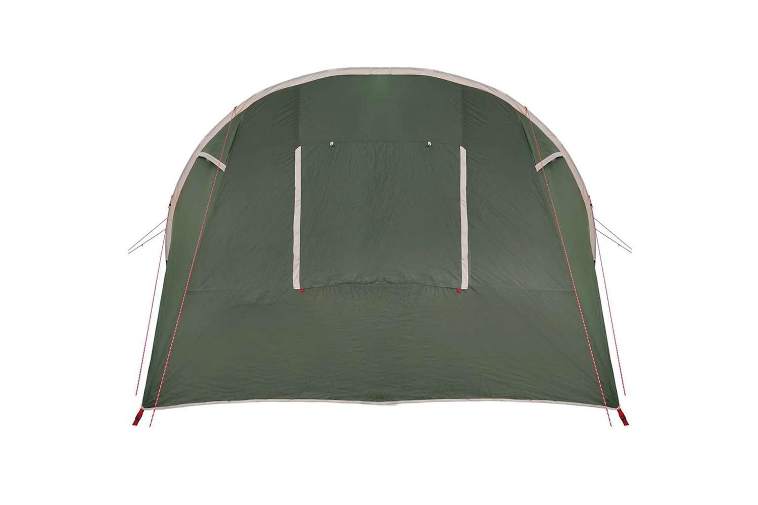 Vidaxl Tunnel Tent With Roof Green And White 740 X 370 X 220 Cm-8