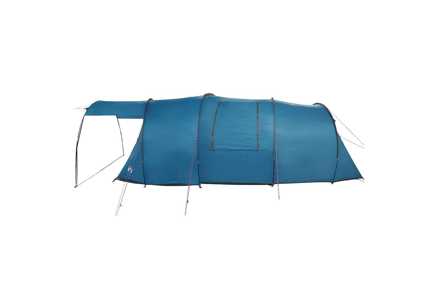 Vidaxl Tunnel Tent With Roof Blue And Grey 740 X 370 X 220 Cm-7