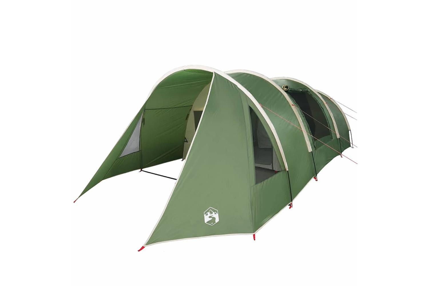 Vidaxl Tunnel Tent With Roof Green And White 778 X 356 X 210 Cm-2