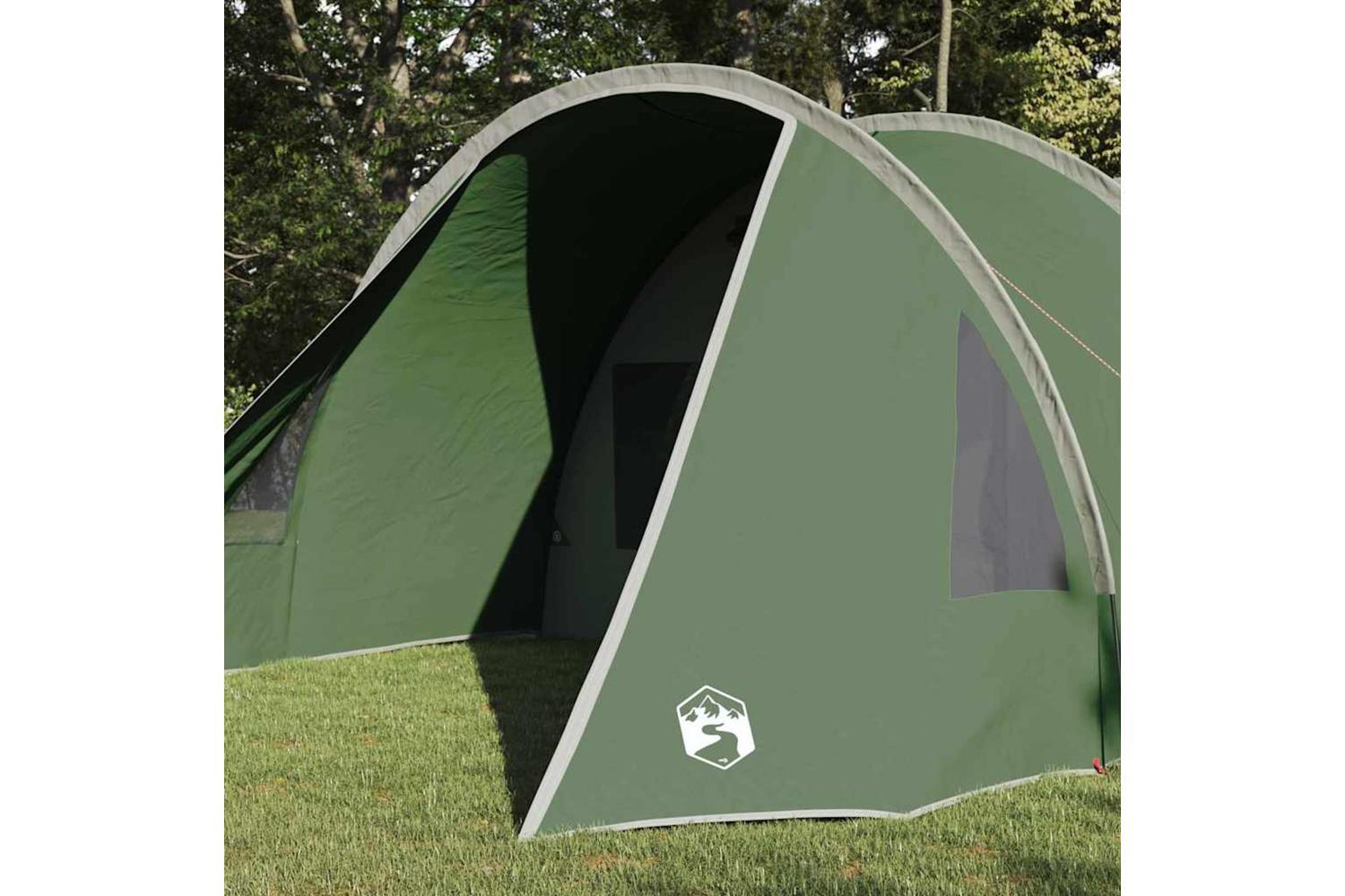 Vidaxl Tunnel Tent With Roof Green And White 778 X 356 X 210 Cm-3