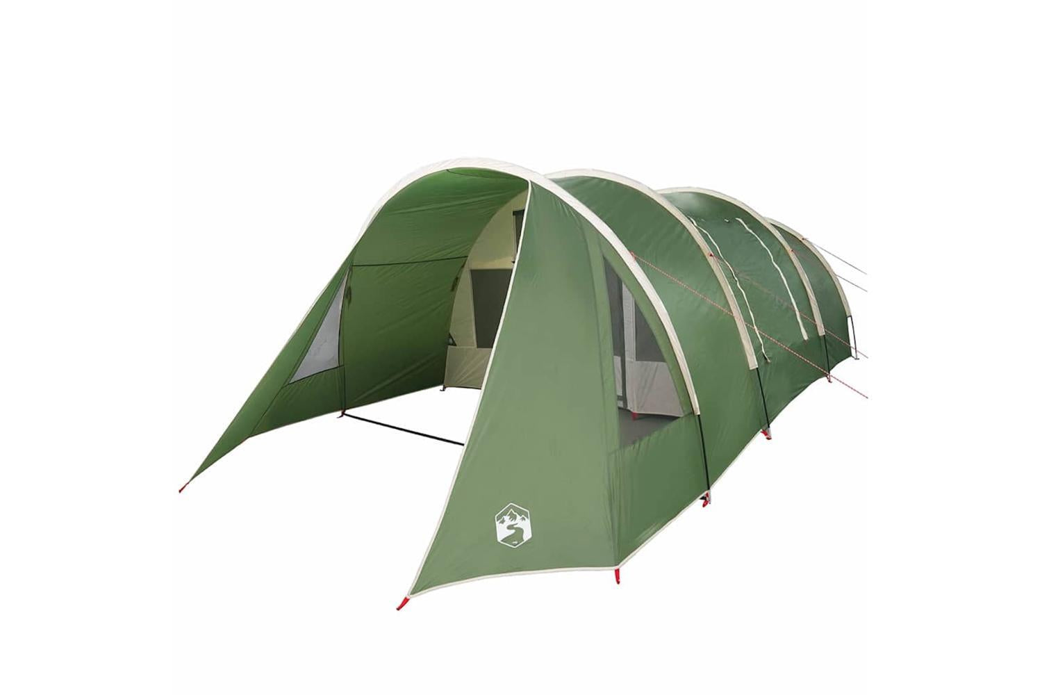 Vidaxl Tunnel Tent With Roof Green And White 778 X 356 X 210 Cm-4