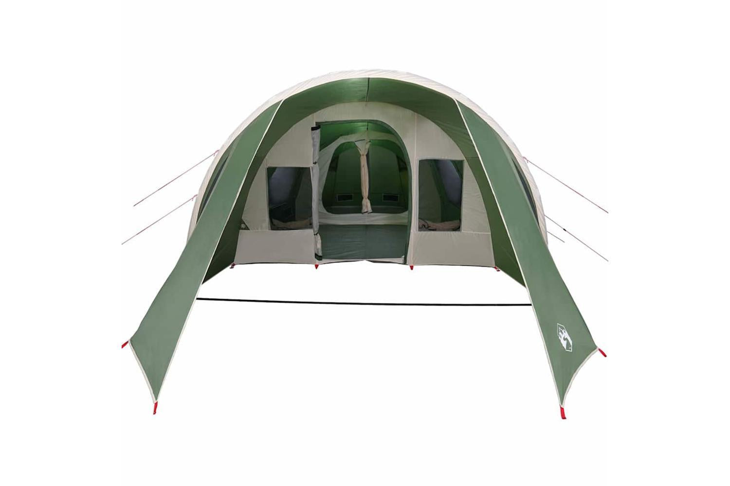 Vidaxl Tunnel Tent With Roof Green And White 778 X 356 X 210 Cm-5
