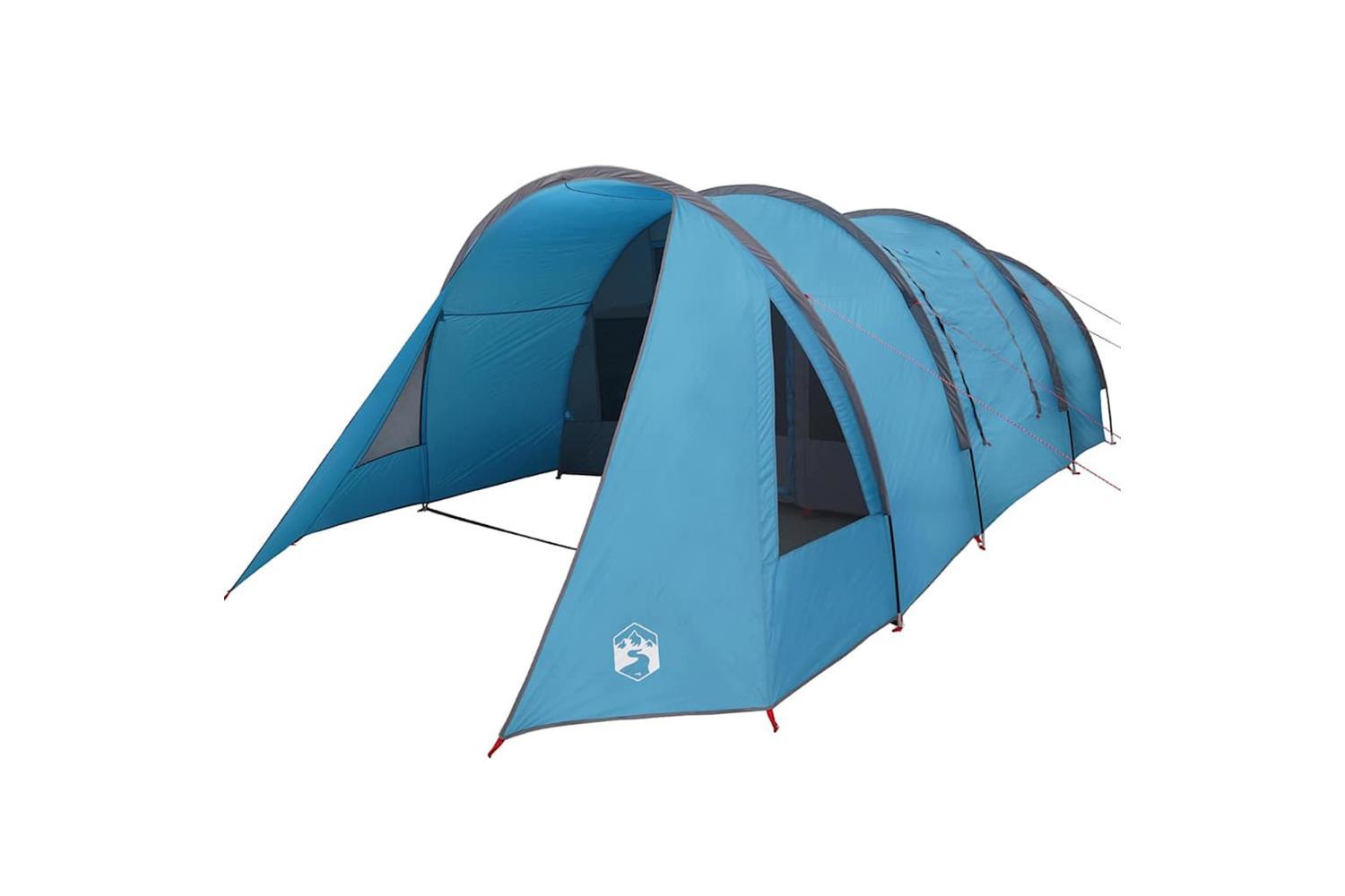 Vidaxl Tunnel Tent With Roof Blue And Grey 778 X 356 X 210 Cm-4