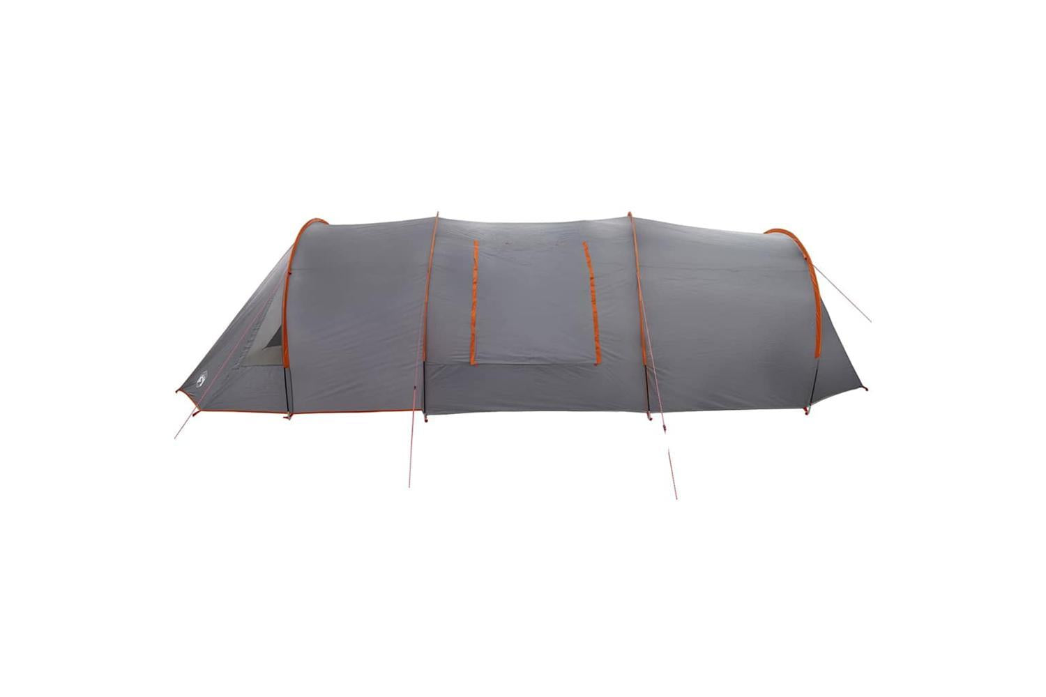 Vidaxl Tunnel Tent With Roof Grey And Orange 778 X 356 X 210 Cm-7