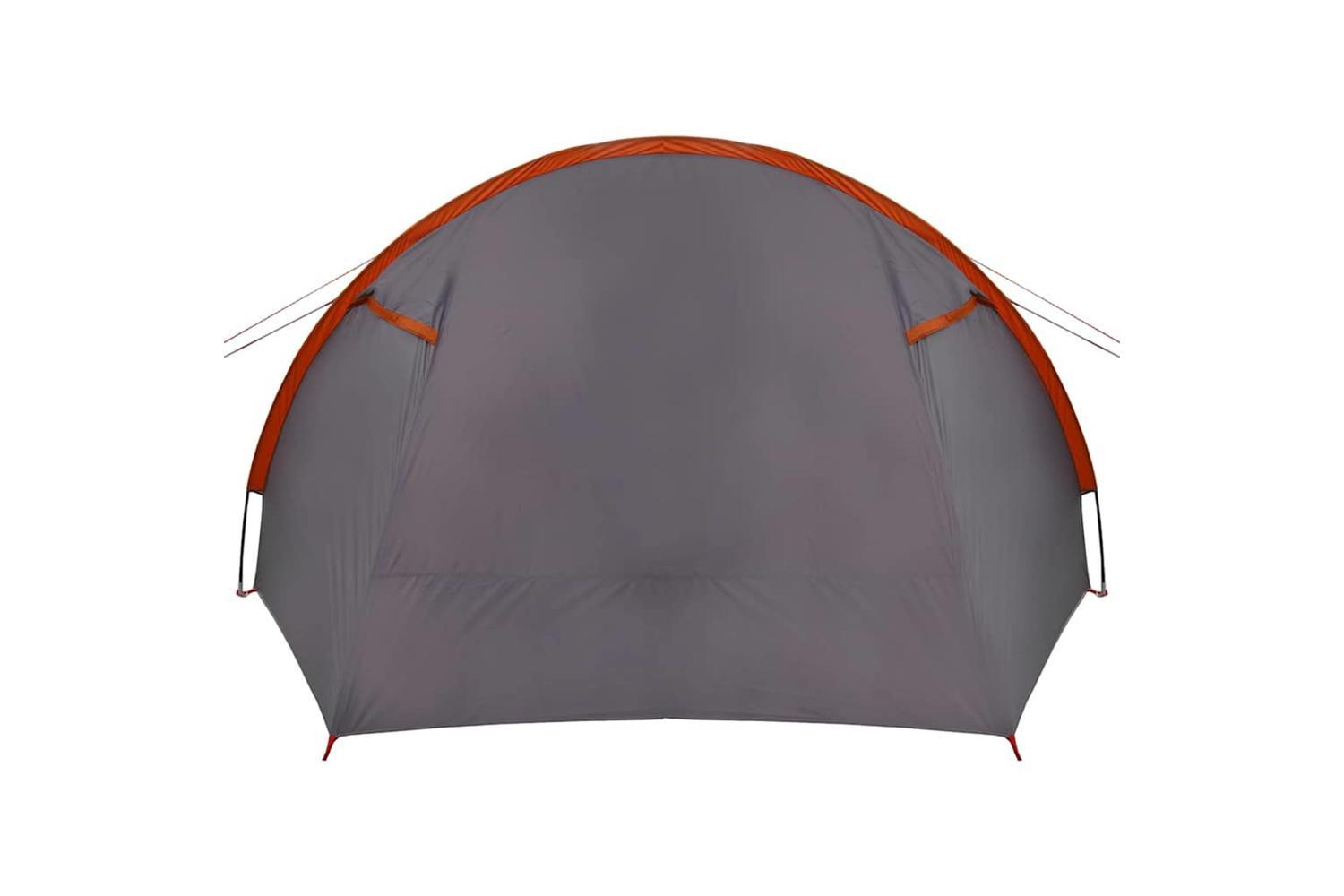 Vidaxl Tunnel Tent With Roof Grey And Orange 778 X 356 X 210 Cm-8