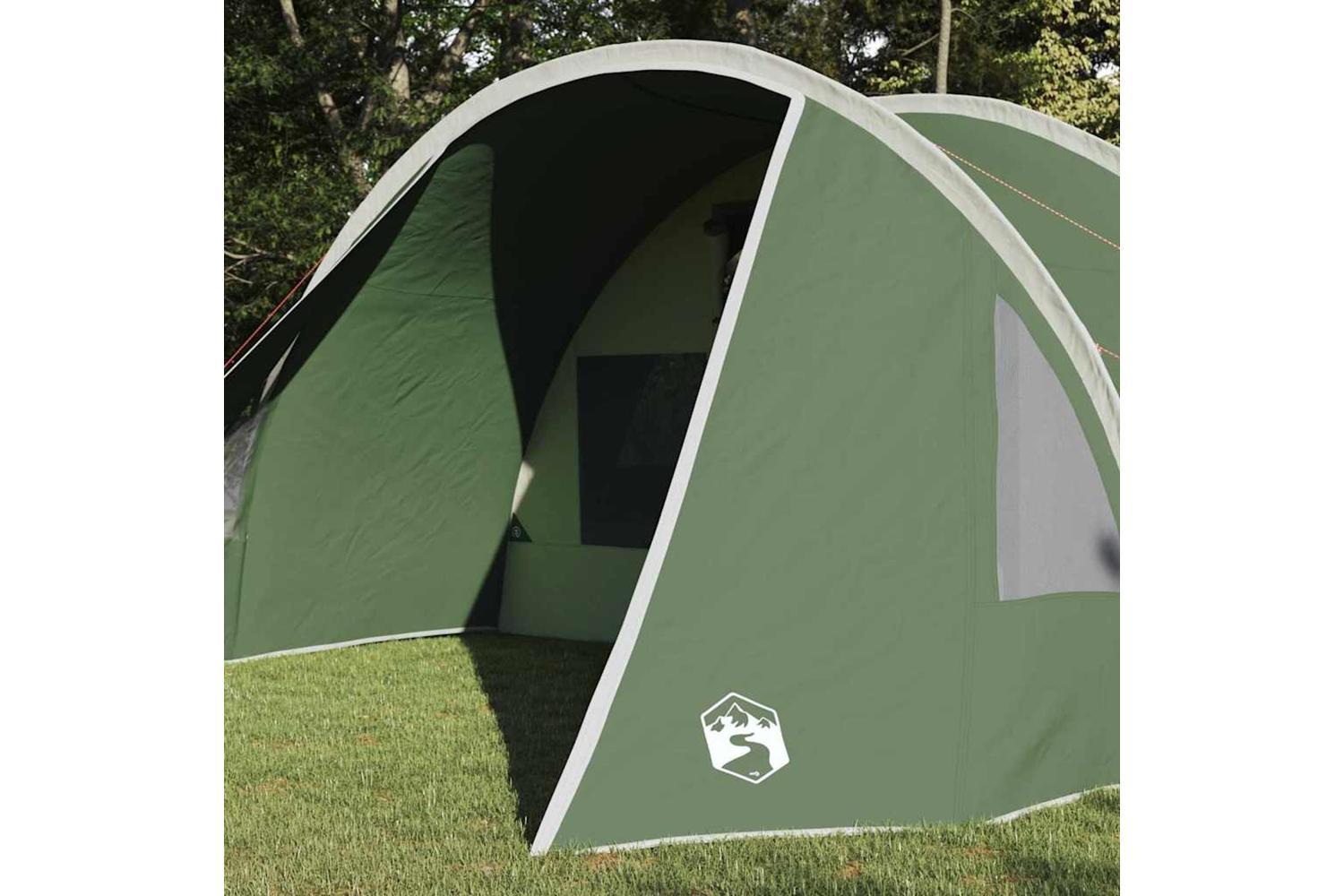 Vidaxl Tunnel Tent With Roof Green And White 805 X 405 X 211 Cm-3