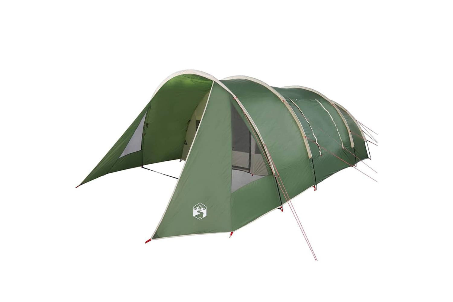 Vidaxl Tunnel Tent With Roof Green And White 805 X 405 X 211 Cm-4