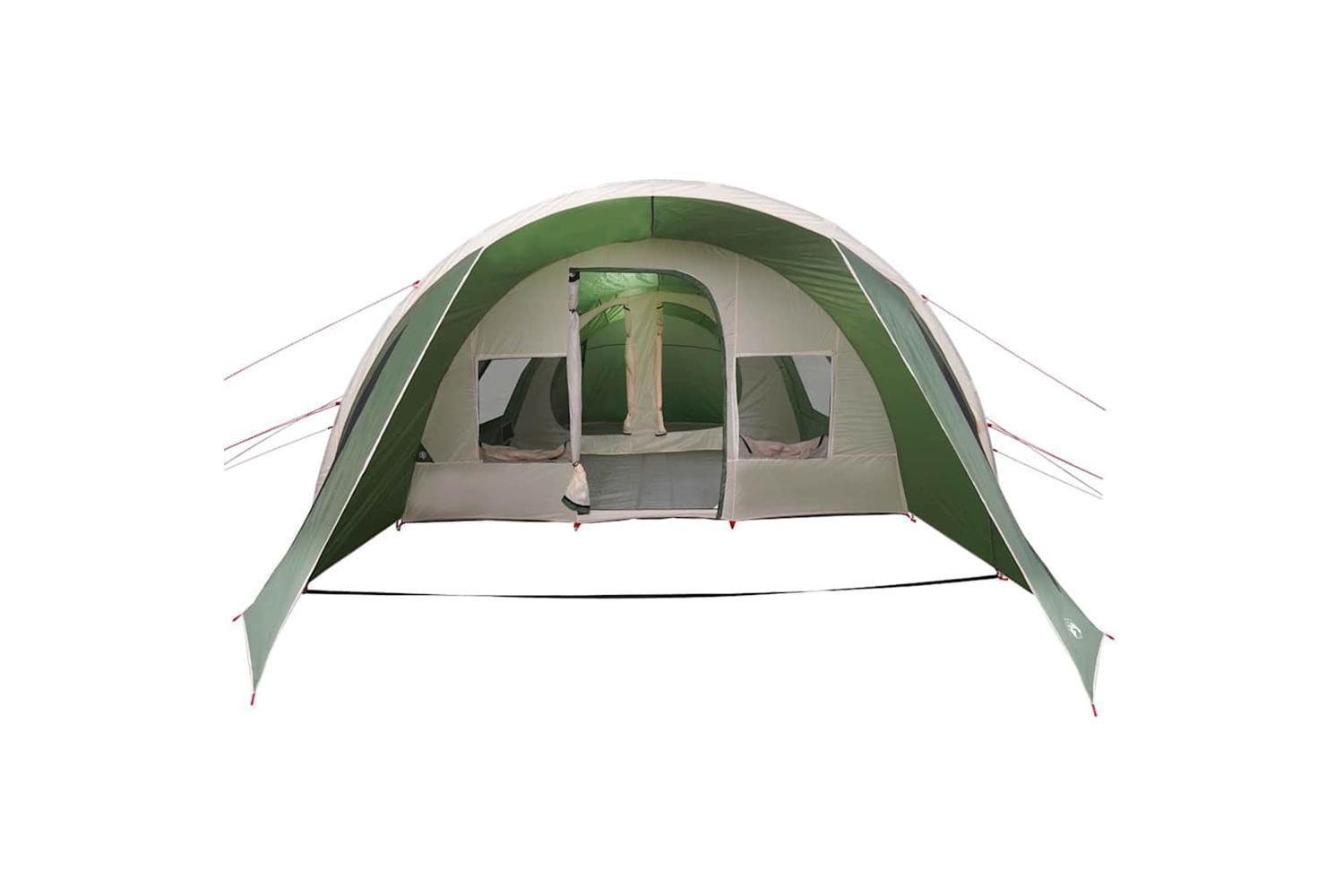 Vidaxl Tunnel Tent With Roof Green And White 805 X 405 X 211 Cm-5