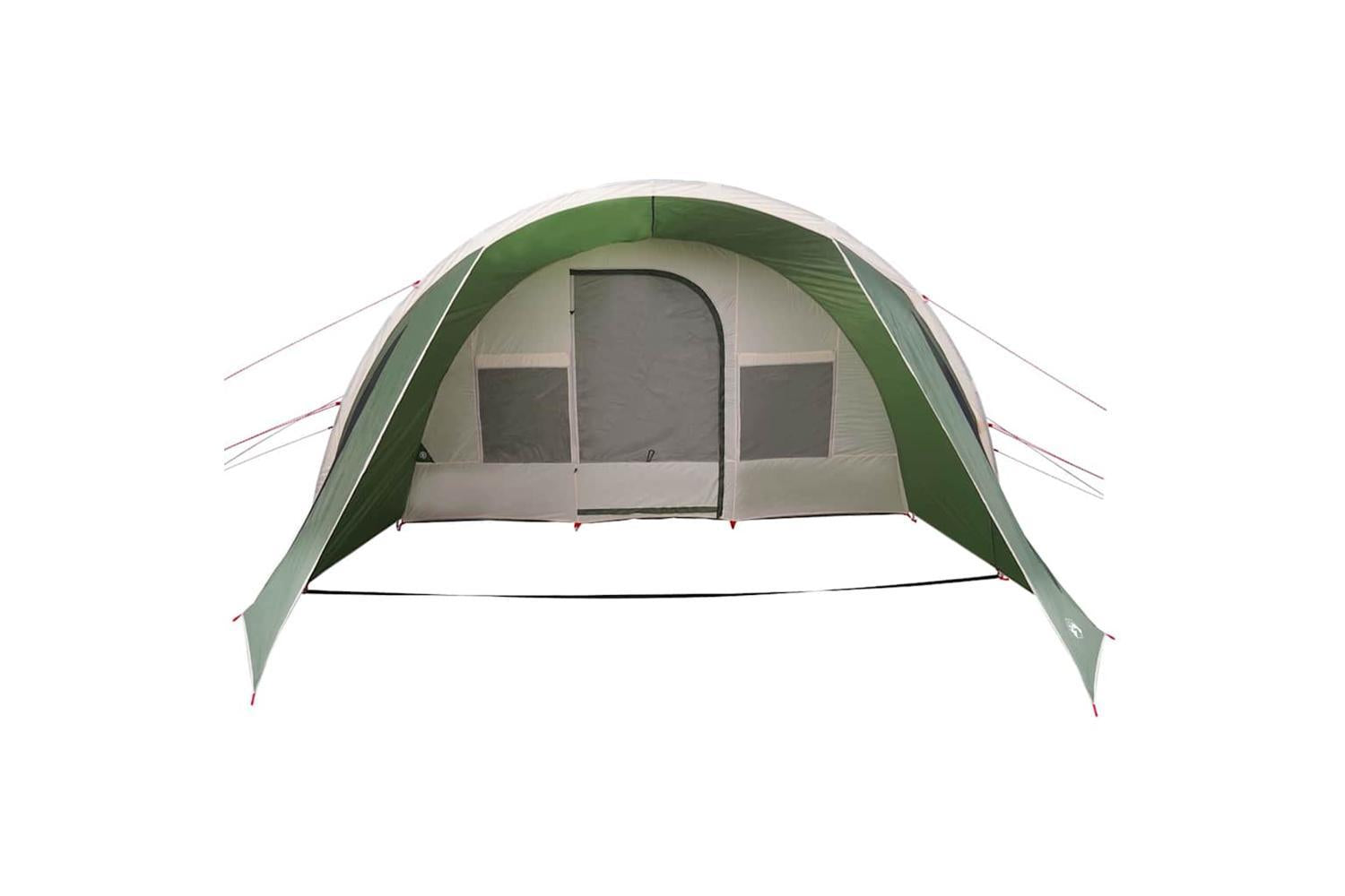 Vidaxl Tunnel Tent With Roof Green And White 805 X 405 X 211 Cm-6