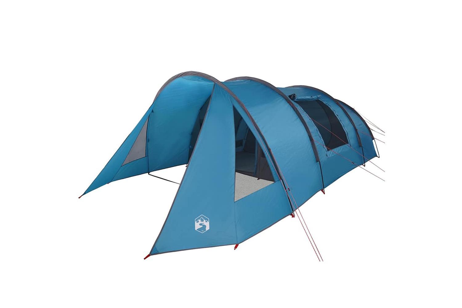 Vidaxl Tunnel Tent With Roof Blue And Grey 805 X 405 X 211 Cm-2