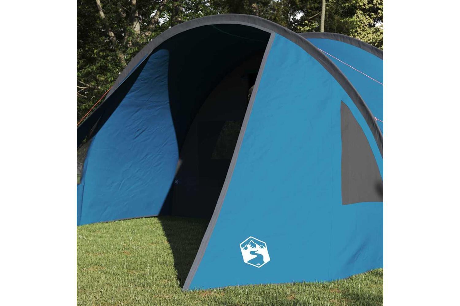 Vidaxl Tunnel Tent With Roof Blue And Grey 805 X 405 X 211 Cm-3