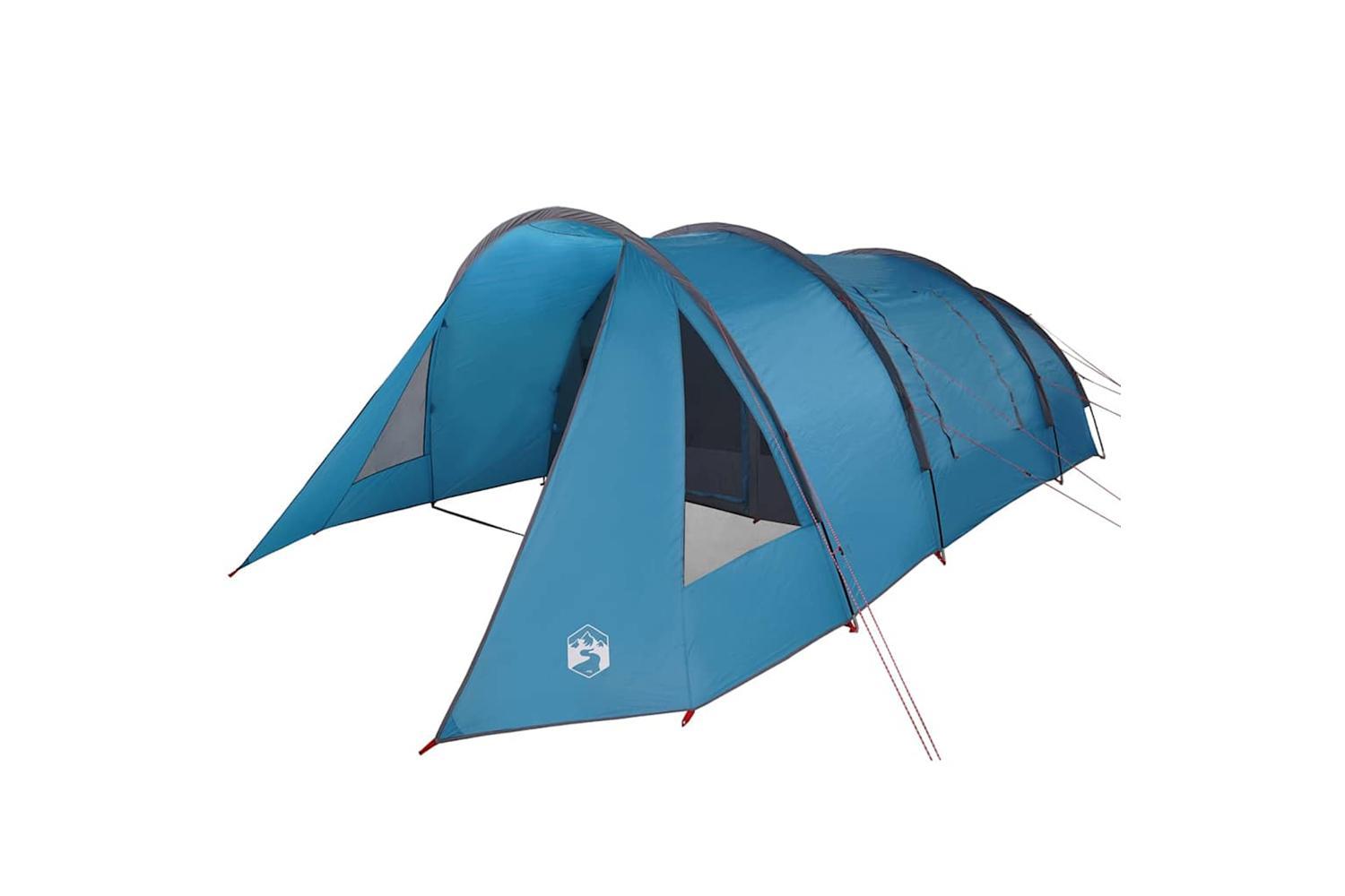 Vidaxl Tunnel Tent With Roof Blue And Grey 805 X 405 X 211 Cm-4