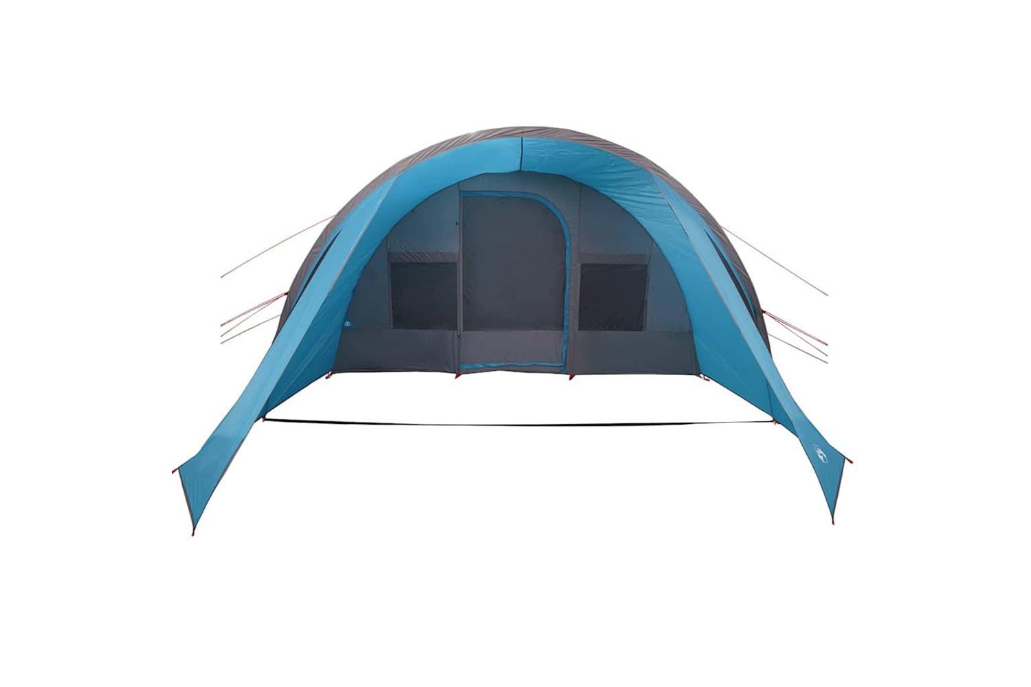 Vidaxl Tunnel Tent With Roof Blue And Grey 805 X 405 X 211 Cm-6