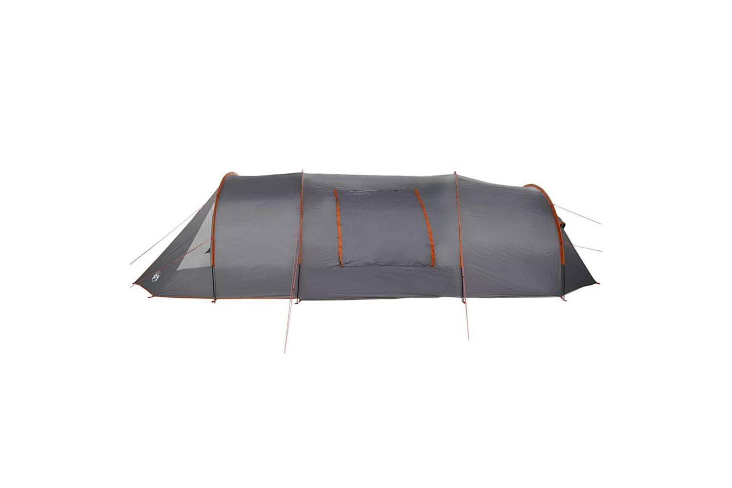 Vidaxl Tunnel Tent With Roof Grey And Orange 805 X 405 X 211 Cm-7