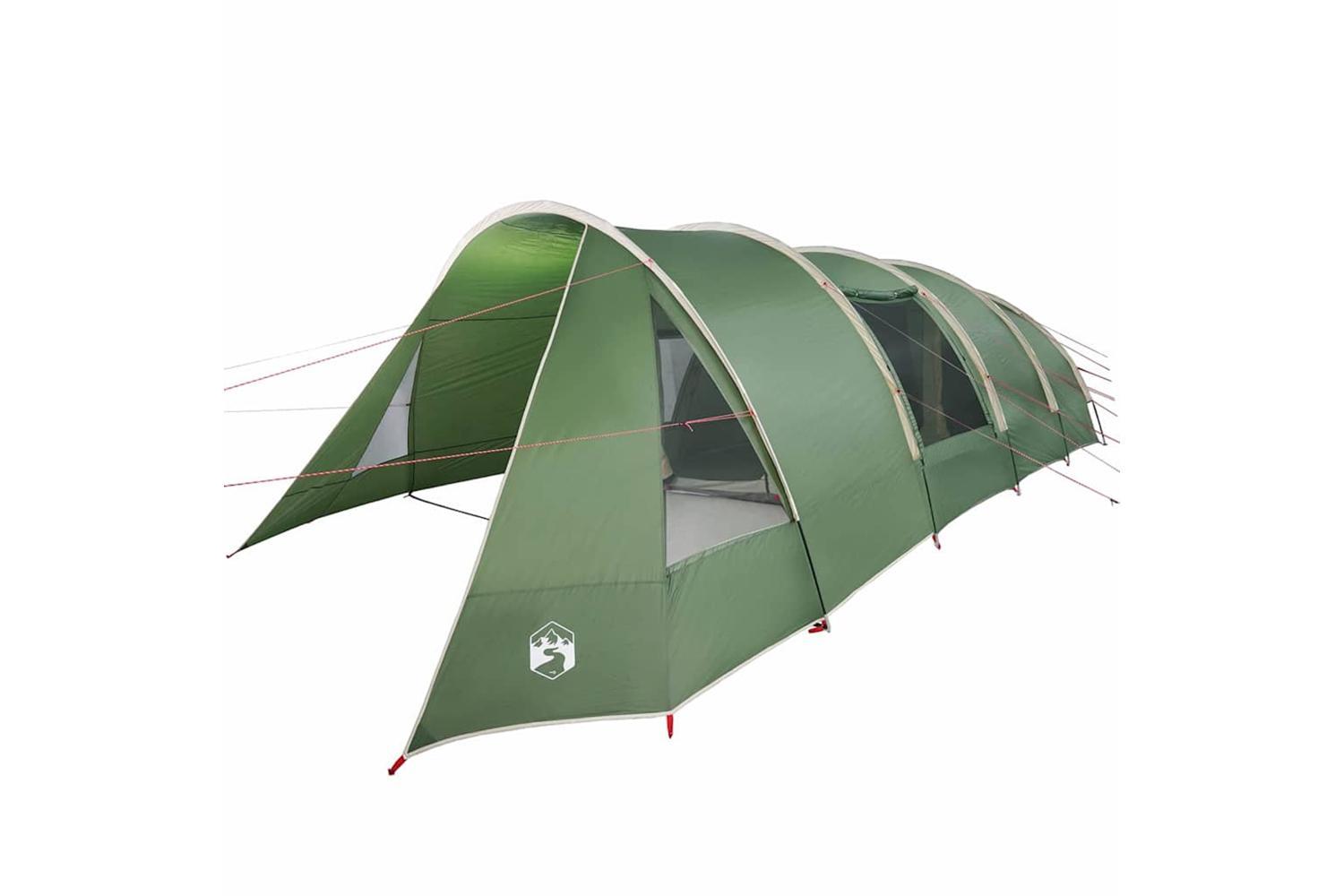 Vidaxl Tunnel Tent With Roof Green And White 890 X 470 X 220 Cm-2