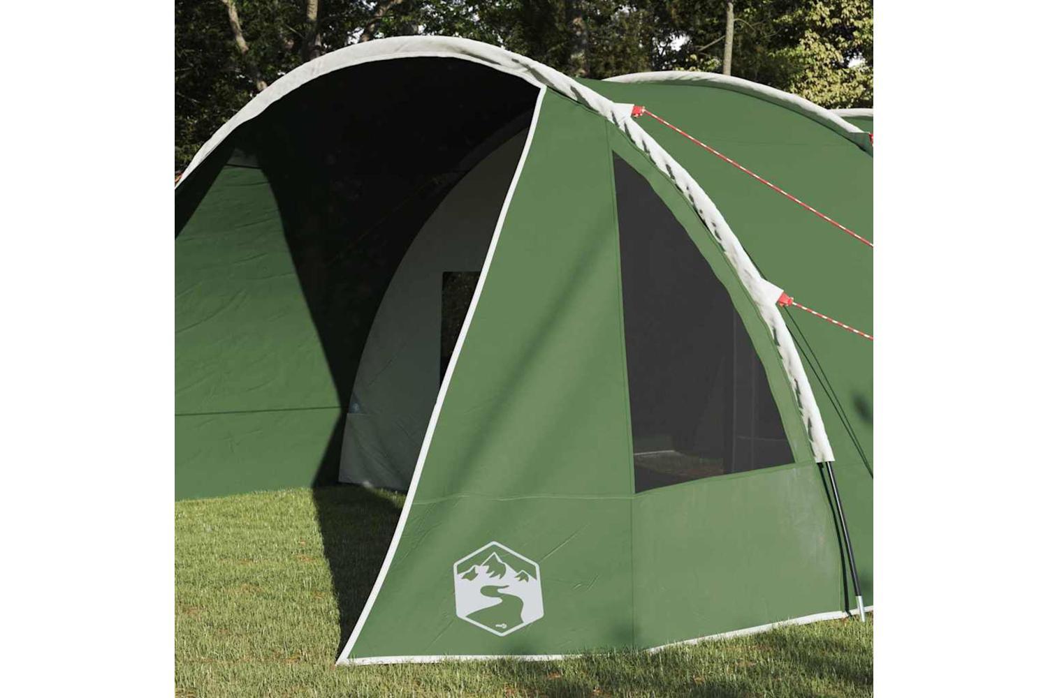 Vidaxl Tunnel Tent With Roof Green And White 890 X 470 X 220 Cm-3