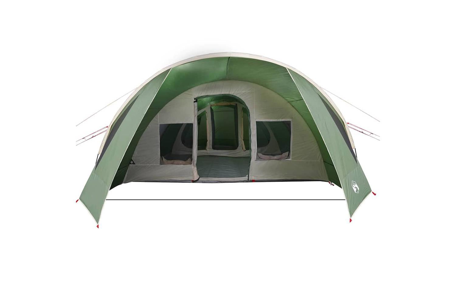 Vidaxl Tunnel Tent With Roof Green And White 890 X 470 X 220 Cm-5