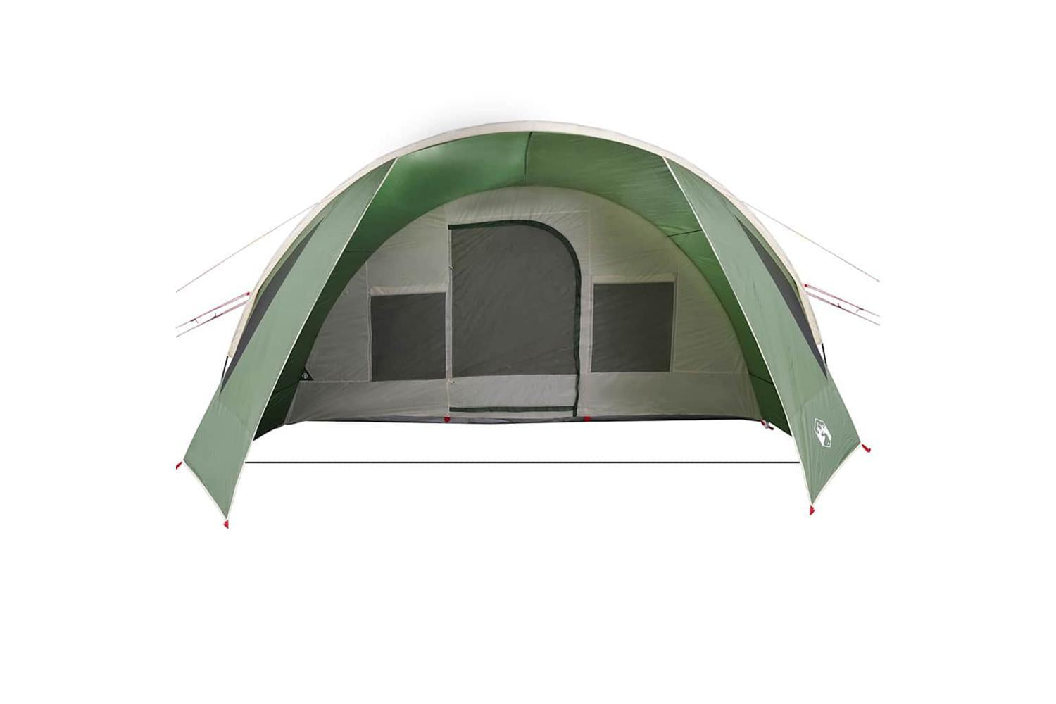 Vidaxl Tunnel Tent With Roof Green And White 890 X 470 X 220 Cm-6