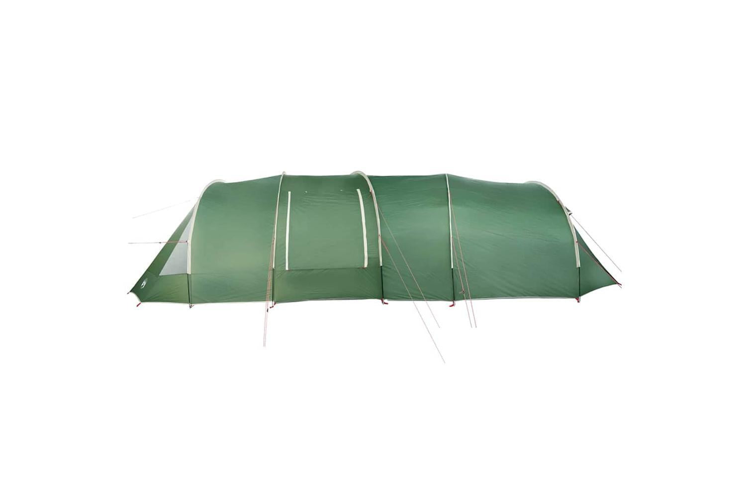 Vidaxl Tunnel Tent With Roof Green And White 890 X 470 X 220 Cm-7