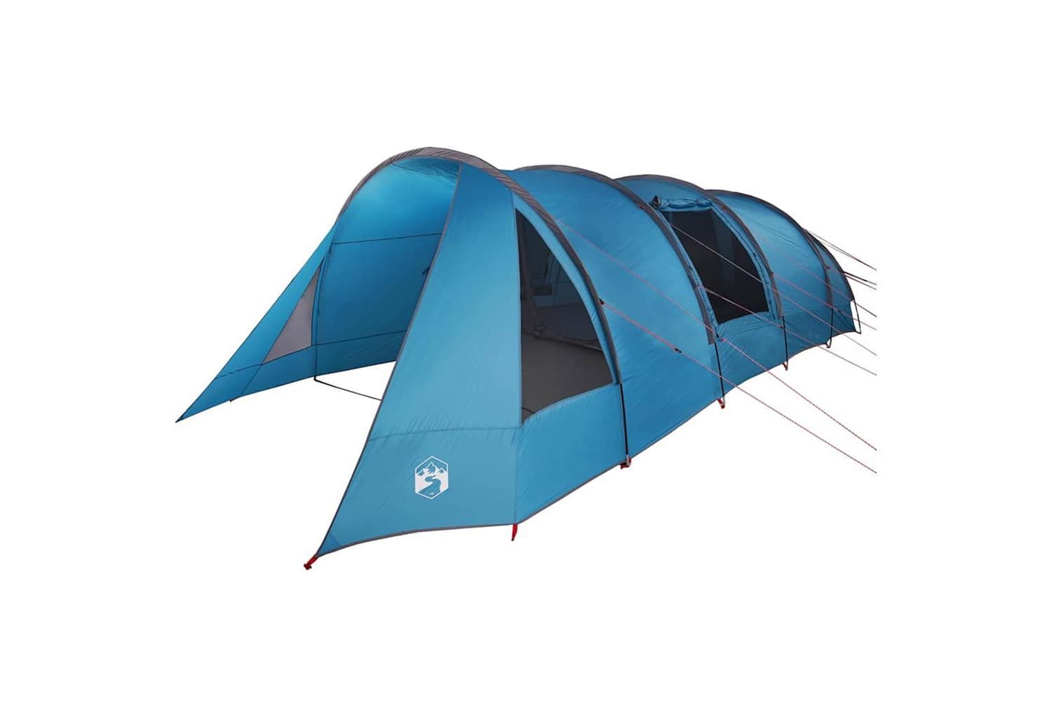 Vidaxl Tunnel Tent With Roof Blue And Grey 890 X 470 X 220 Cm-2