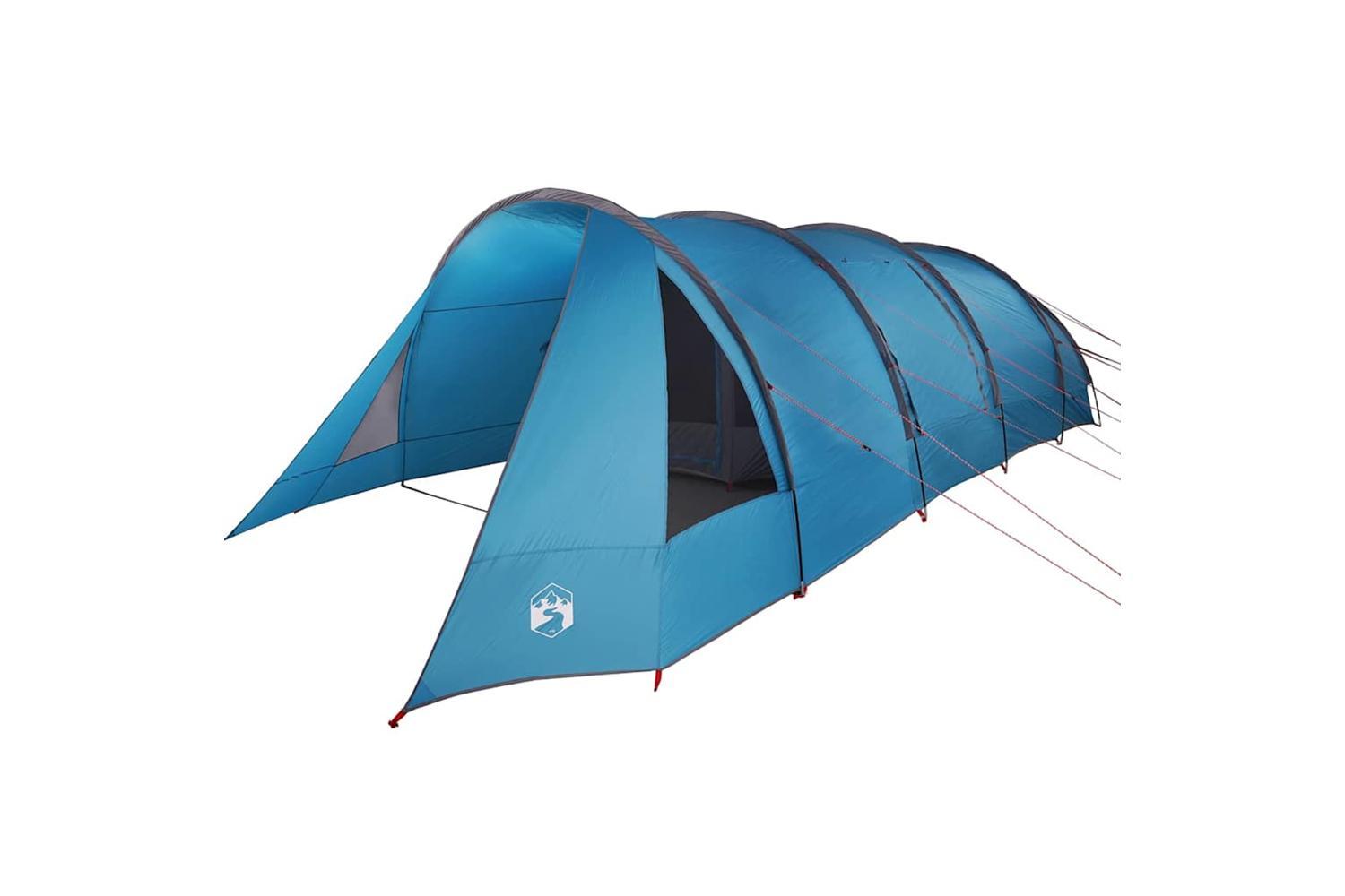 Vidaxl Tunnel Tent With Roof Blue And Grey 890 X 470 X 220 Cm-4