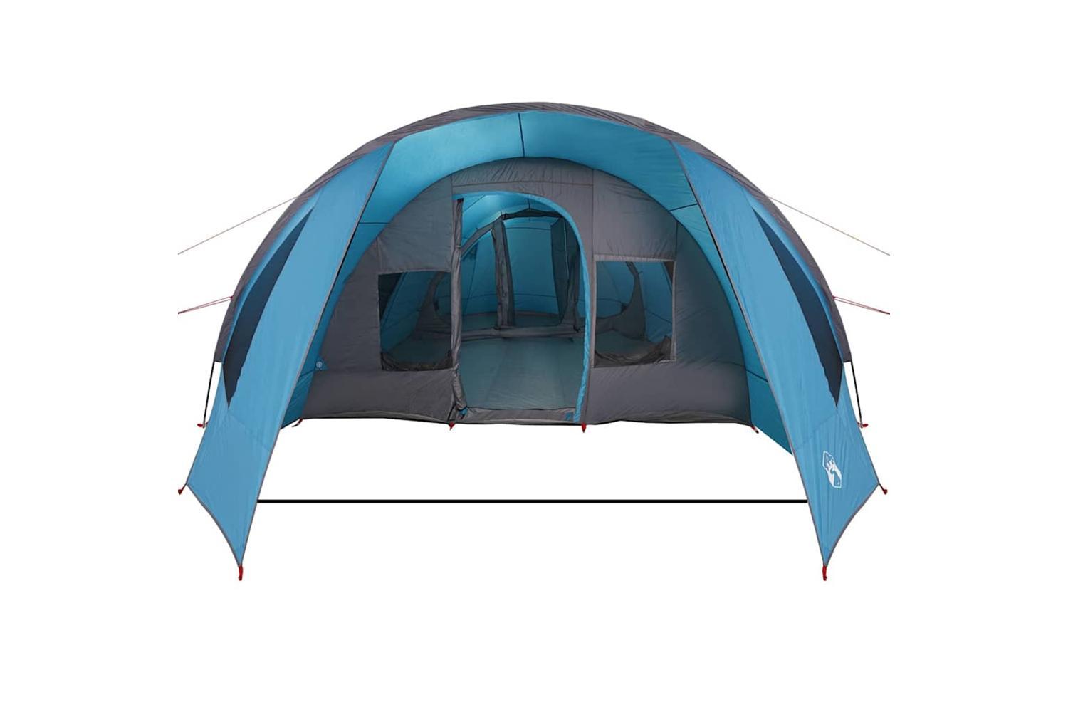 Vidaxl Tunnel Tent With Roof Blue And Grey 890 X 470 X 220 Cm-5