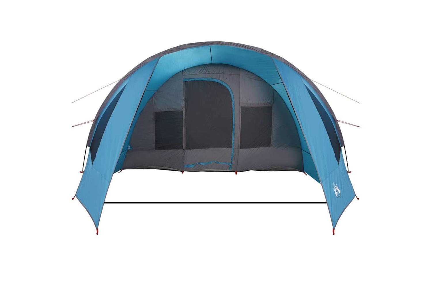 Vidaxl Tunnel Tent With Roof Blue And Grey 890 X 470 X 220 Cm-6