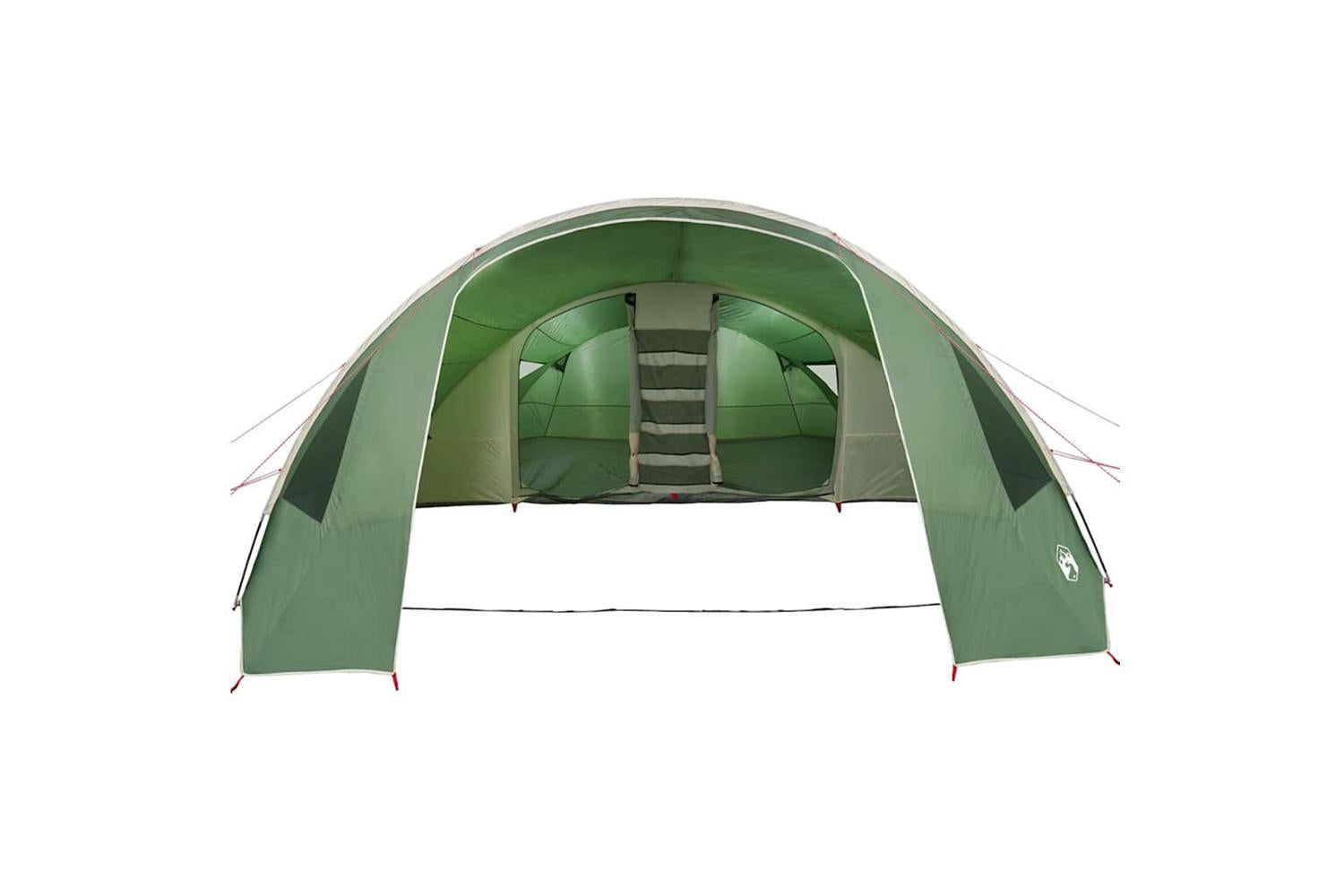 Vidaxl Tunnel Tent With Roof Green And White 700 X 590 X 215 Cm-5